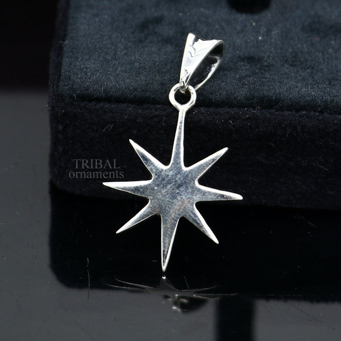 925 sterling silver handmade star pendant, best gifting unisex pendant locket, plain silver pendant elegant pendant jewelry ssp1670 - TRIBAL ORNAMENTS