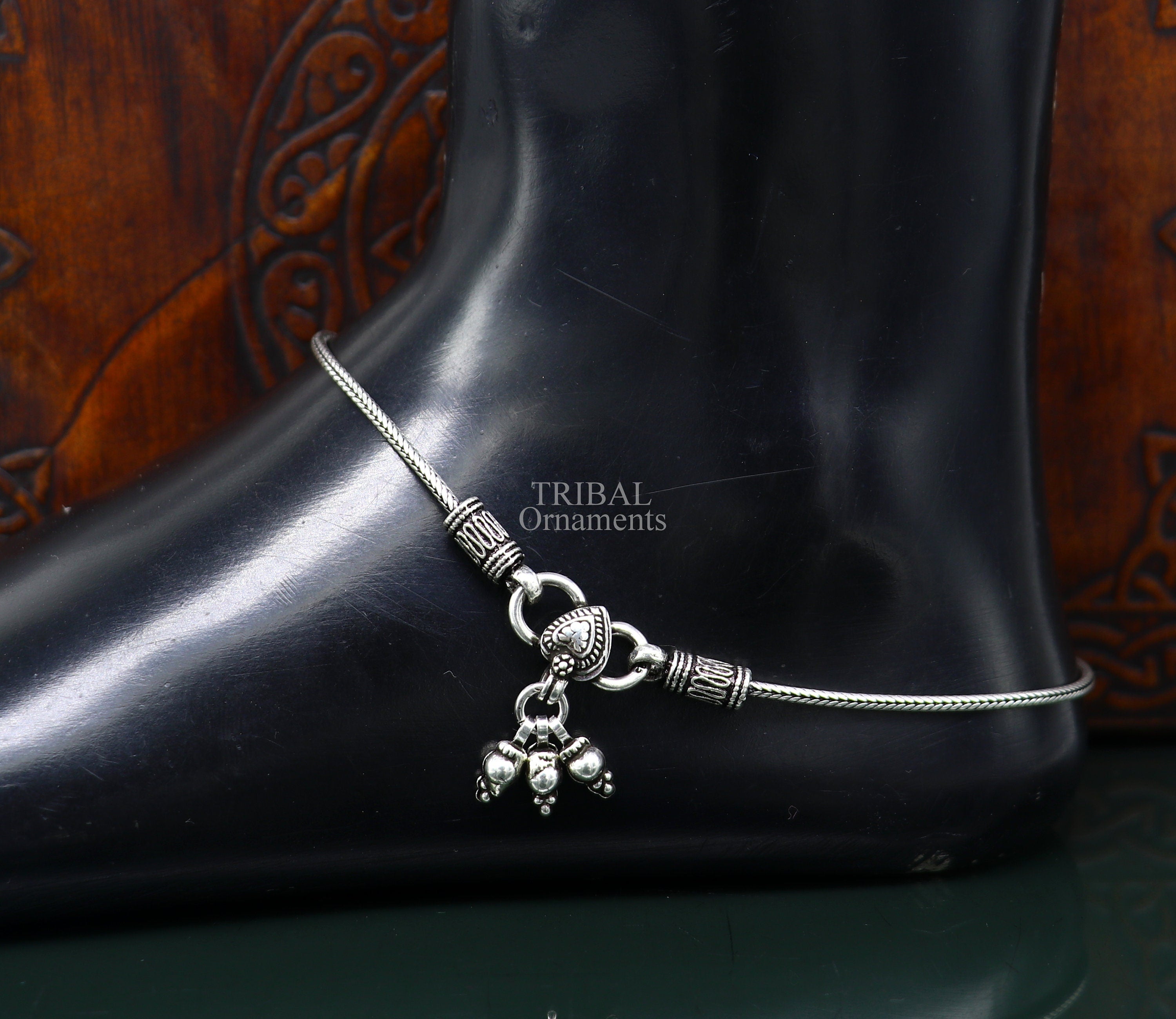 SILVER ANKLETS | TRIBAL ORNAMENTS
