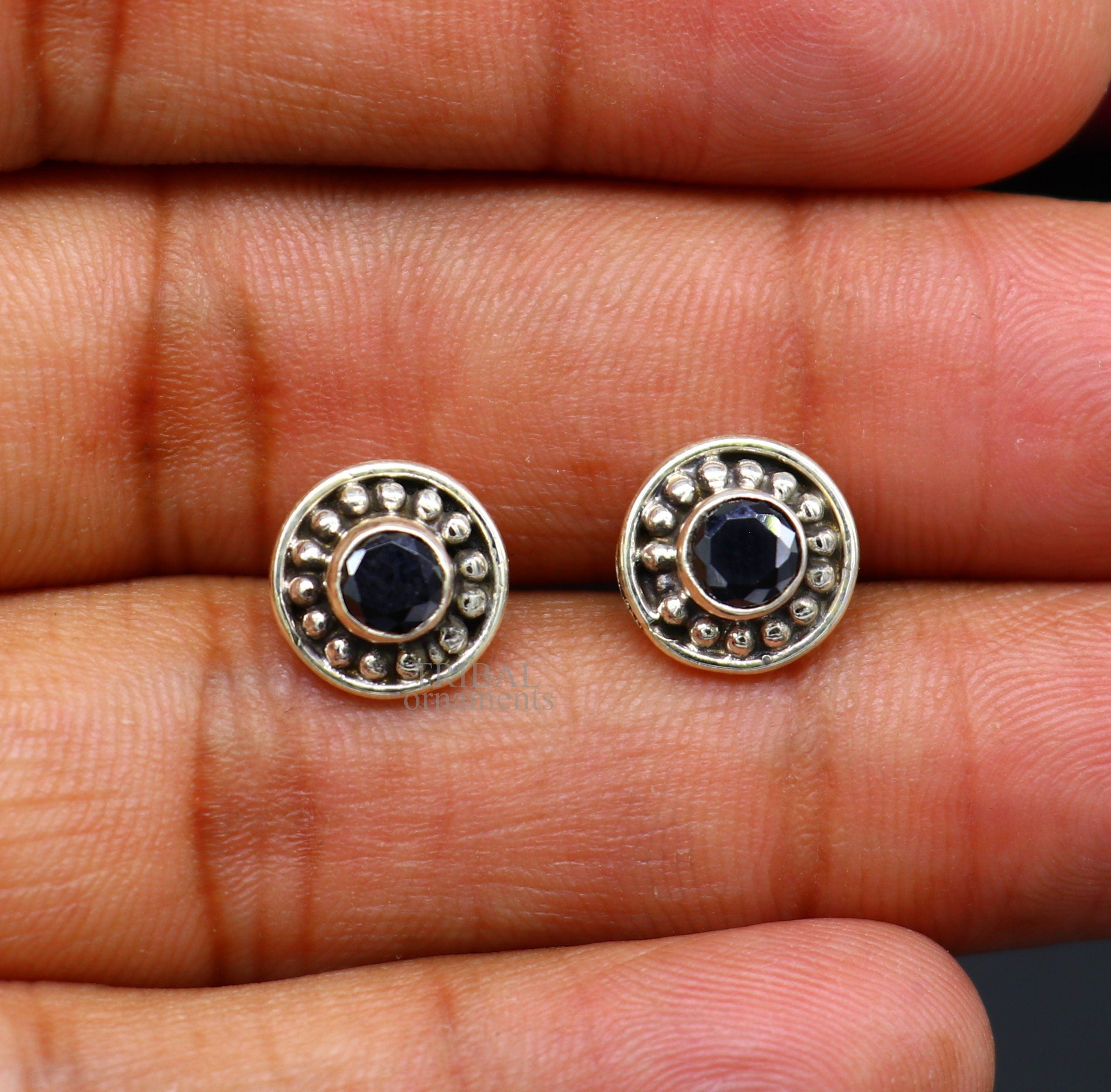 Vai Ra Sterling Silver and Moissanite Studs Earrings