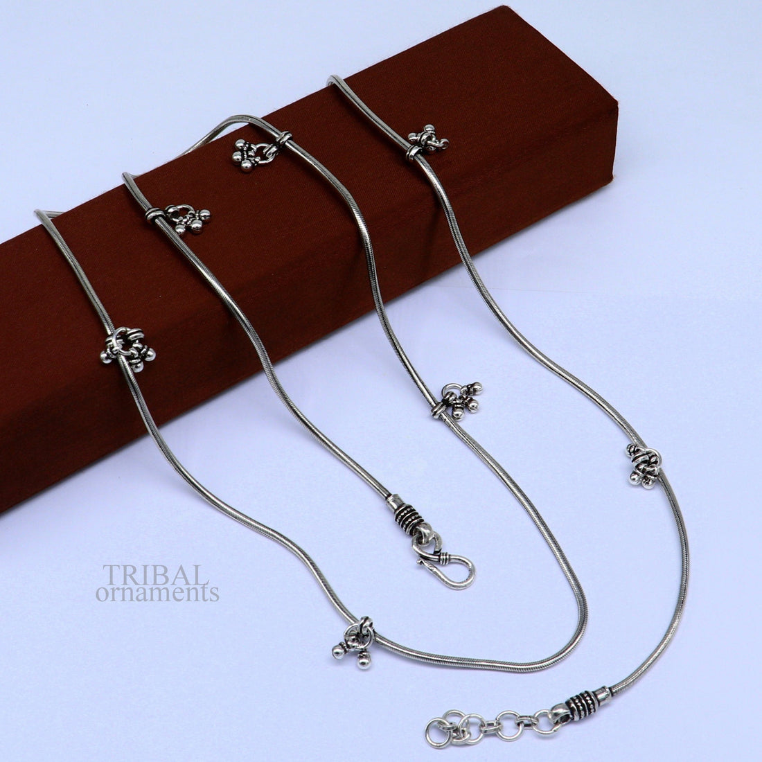 Customized 925 sterling silver snake chain with hanging drops waist chain, gorgeous belly chain wedding belly dance tribal jewelry wch22 - TRIBAL ORNAMENTS