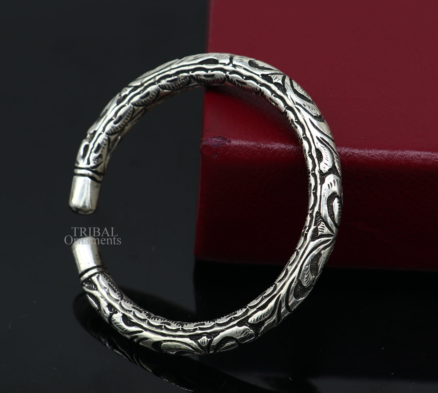 925 Sterling silver handmade fabulous chitai work customized design girl's teenager bangle bracelet kada unisex personalized jewelry nssk767 - TRIBAL ORNAMENTS