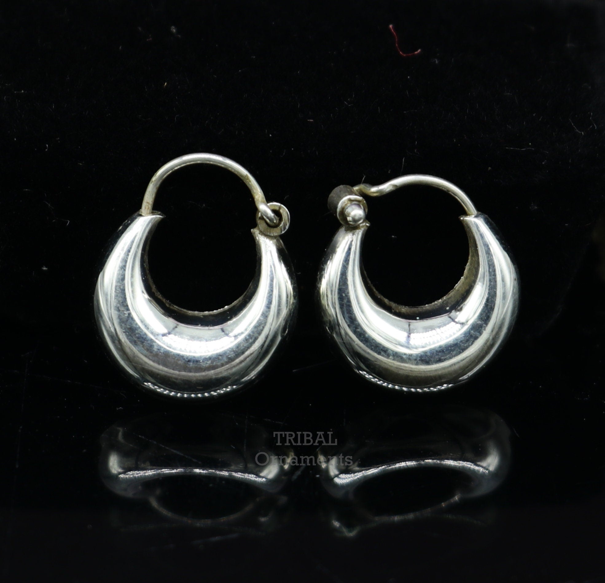 Thorn Hoop Earrings - 925 Silver