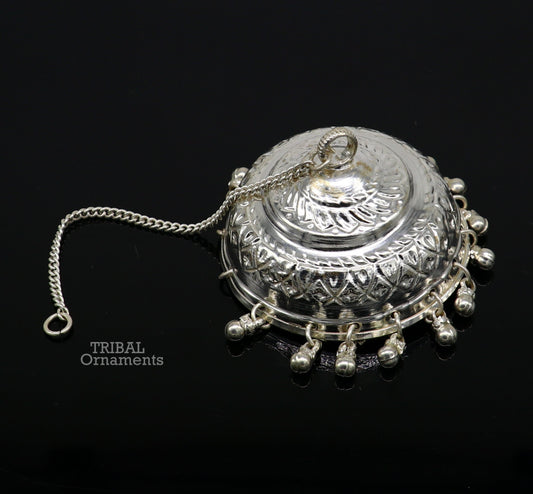Solid Silver chhatar or chhatra, silver umbrella god temple art, Gorgeous  hand craved Solid silver temple article, temple utensils su749 - TRIBAL ORNAMENTS