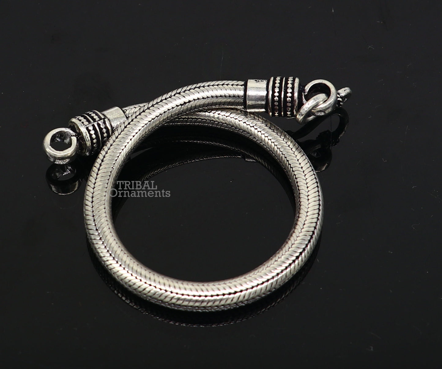 6MM Solid 925 sterling silver handmade amazing snake chain flexible unisex bracelet jewelry elegant custom wrist belt bracelet india sb371 - TRIBAL ORNAMENTS