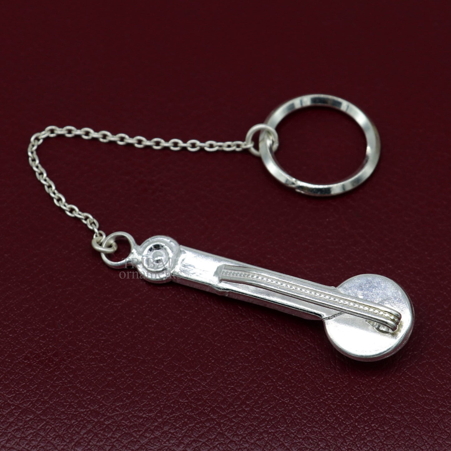 Tribal Sterling Silver Key Chain