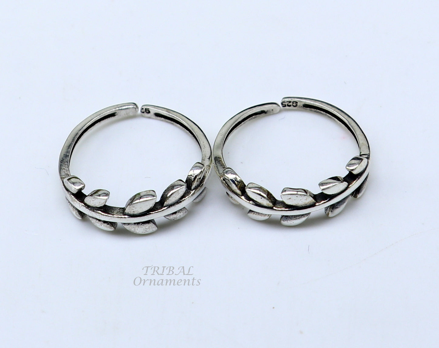 925 sterling silver uniquely handcrafted unique style antique look toe rings. best brides wedding jewelry ethnic  tribal jewelry ytr19 - TRIBAL ORNAMENTS
