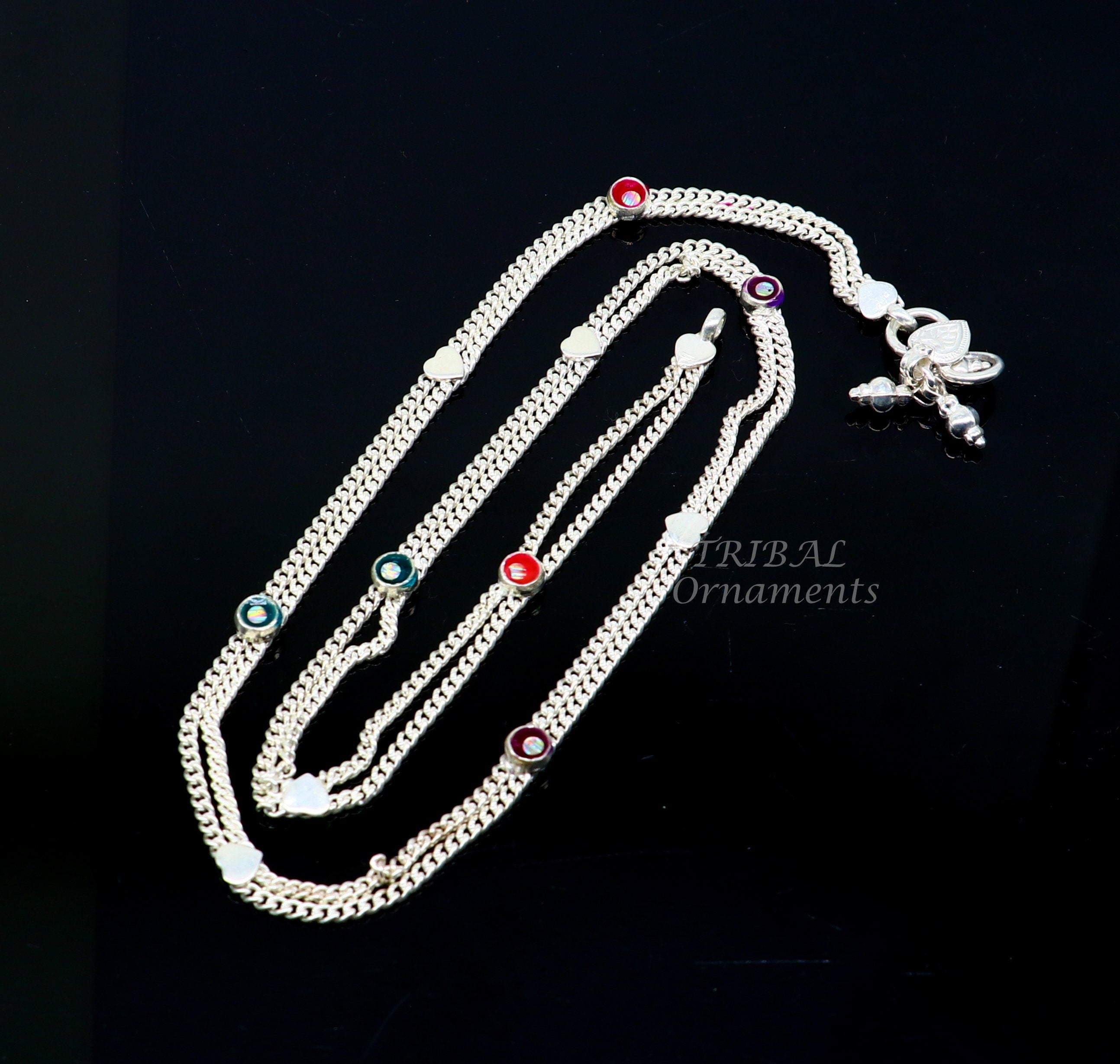 Silver chain store for baby boy