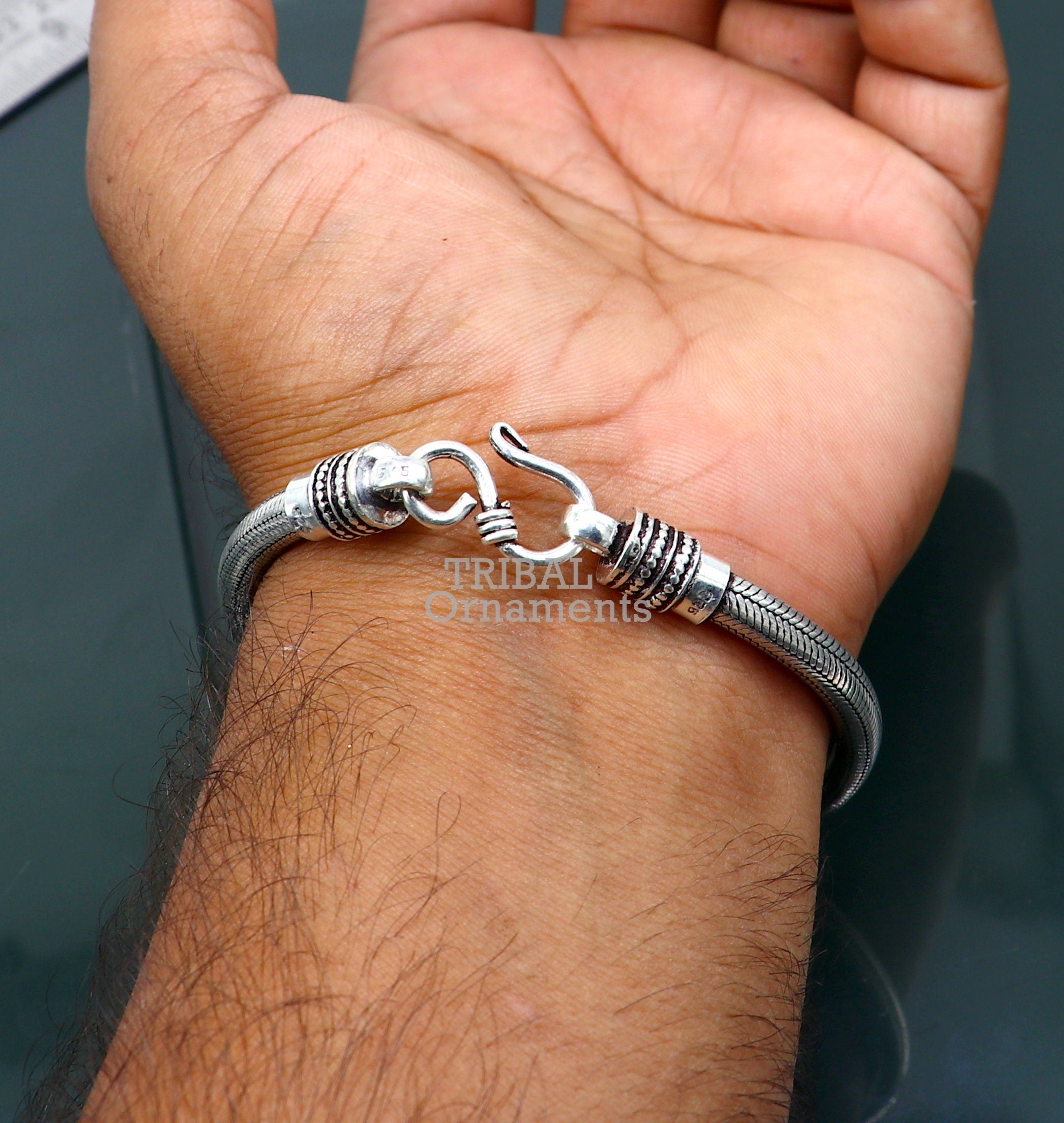 Minimalist Sterling Silver Snake Chain Bracelet at Rs 1469/piece | Sterling  Silver Bracelets in Jaipur | ID: 24331195412