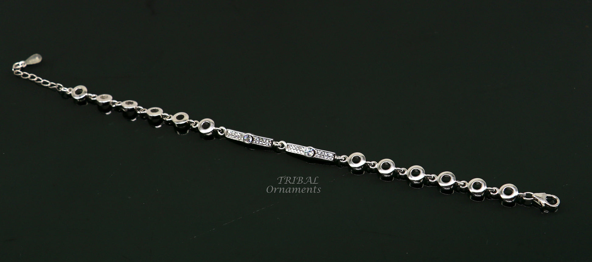 925 sterling silver handmade link chain Bracelet for girl's, Dainty Silver Bracelet, Chain Bracelet, Minimal Jewelry, Gift For Women sbr382 - TRIBAL ORNAMENTS
