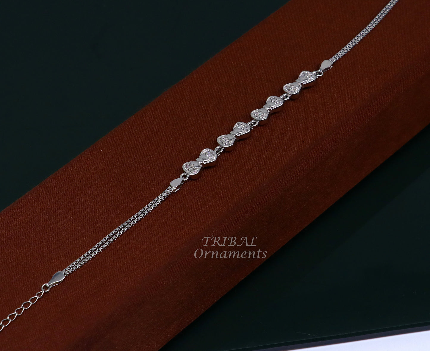 925 sterling silver handmade link chain Bracelet for girl's, Dainty Silver Bracelet, Chain Bracelet Gift For Women's bride jewelry  sbr383 - TRIBAL ORNAMENTS