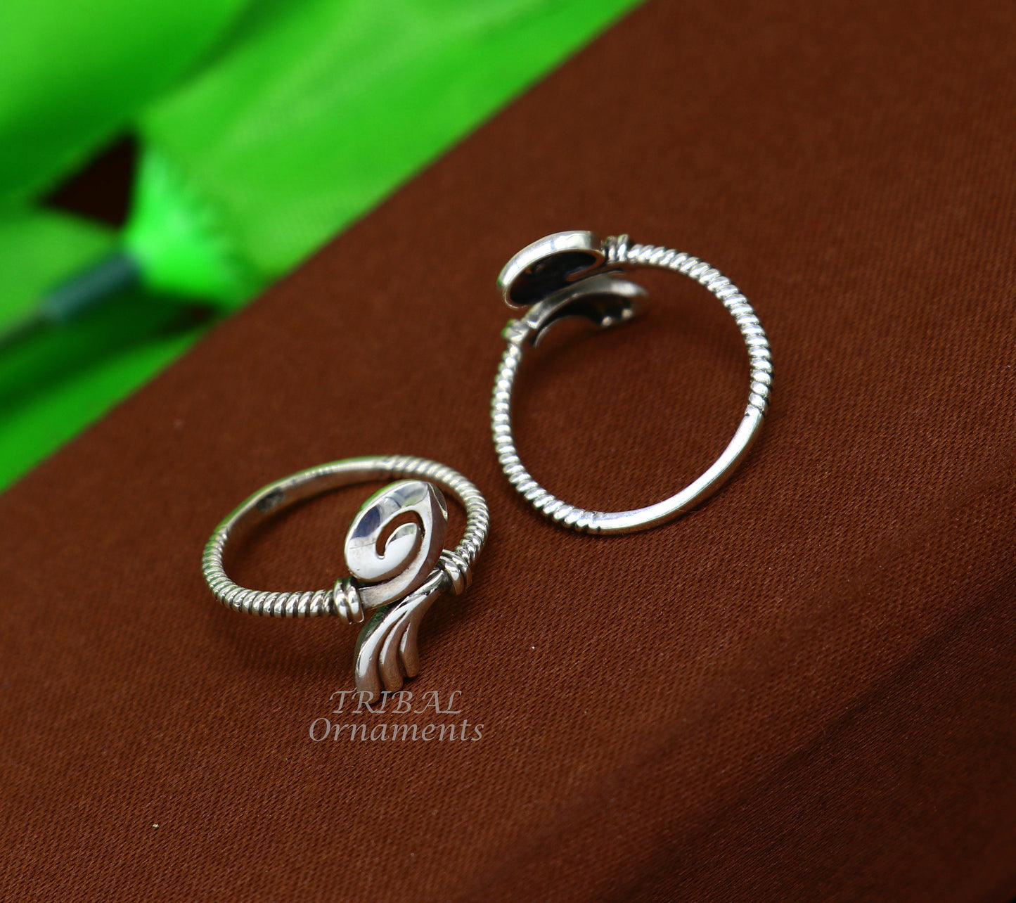 925 sterling silver uniquely handcrafted unique style antique look toe rings. best brides wedding jewelry ethnic  tribal jewelry ytr18 - TRIBAL ORNAMENTS