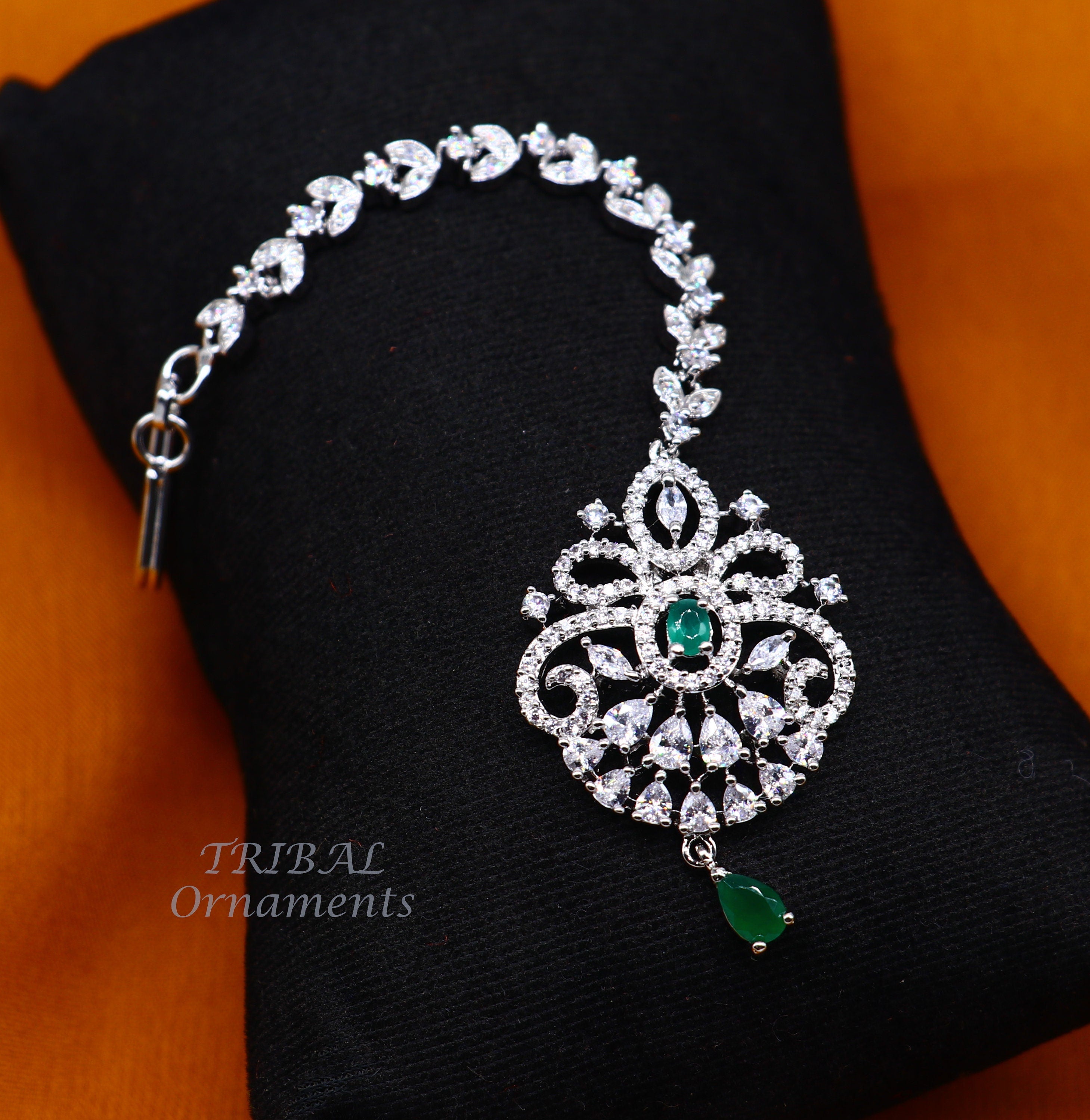 Buy Kundan New Fancy Earrings With Maang Tikka Online Shopping Online From  Surat Wholesale Shop.