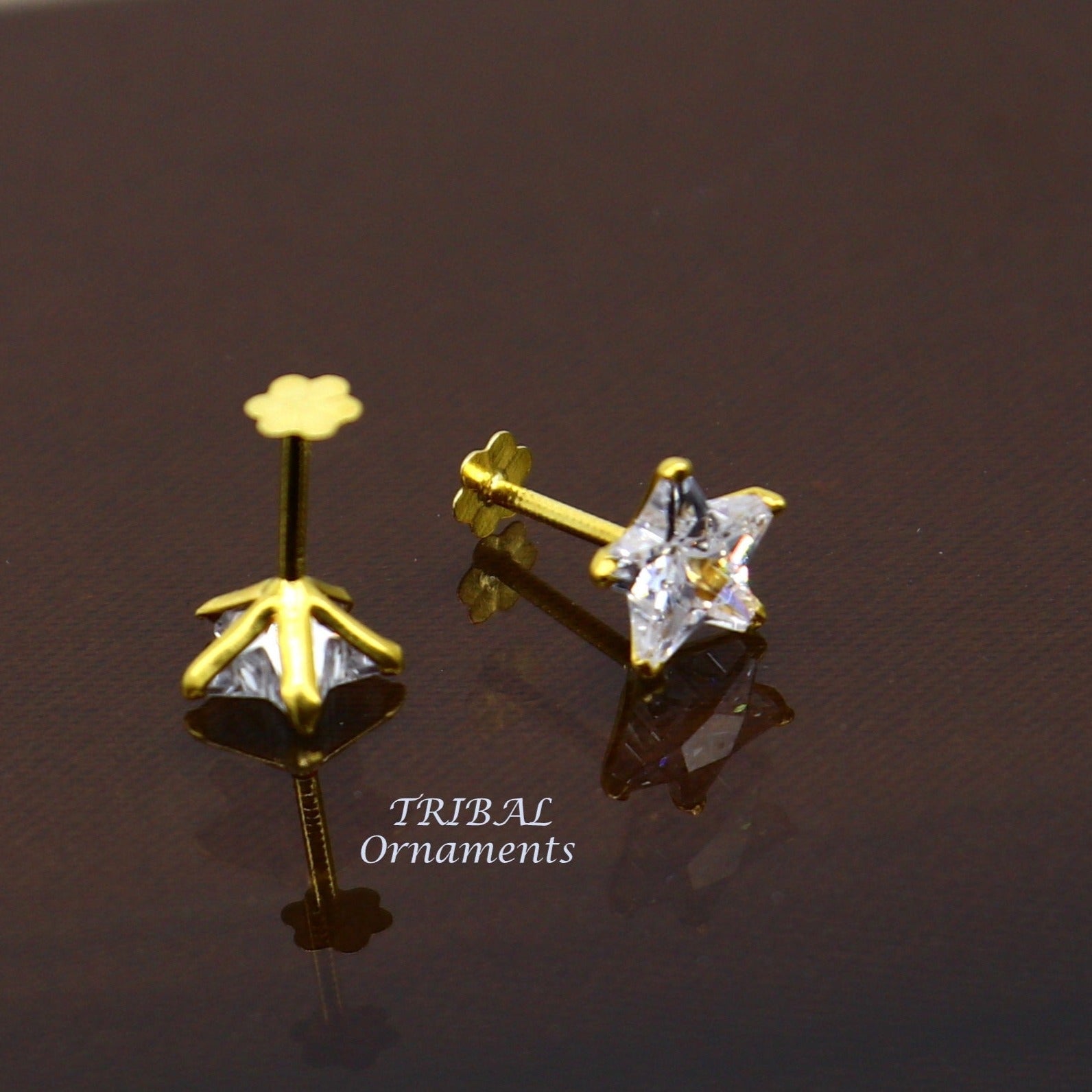 1.51 TCW Round Cut Earrings / Solitaire Moissanite Earrings / 4 Prong 18k  Yellow Gold Earrings / Perfect Stud Earrings /engagement Earrings - Etsy