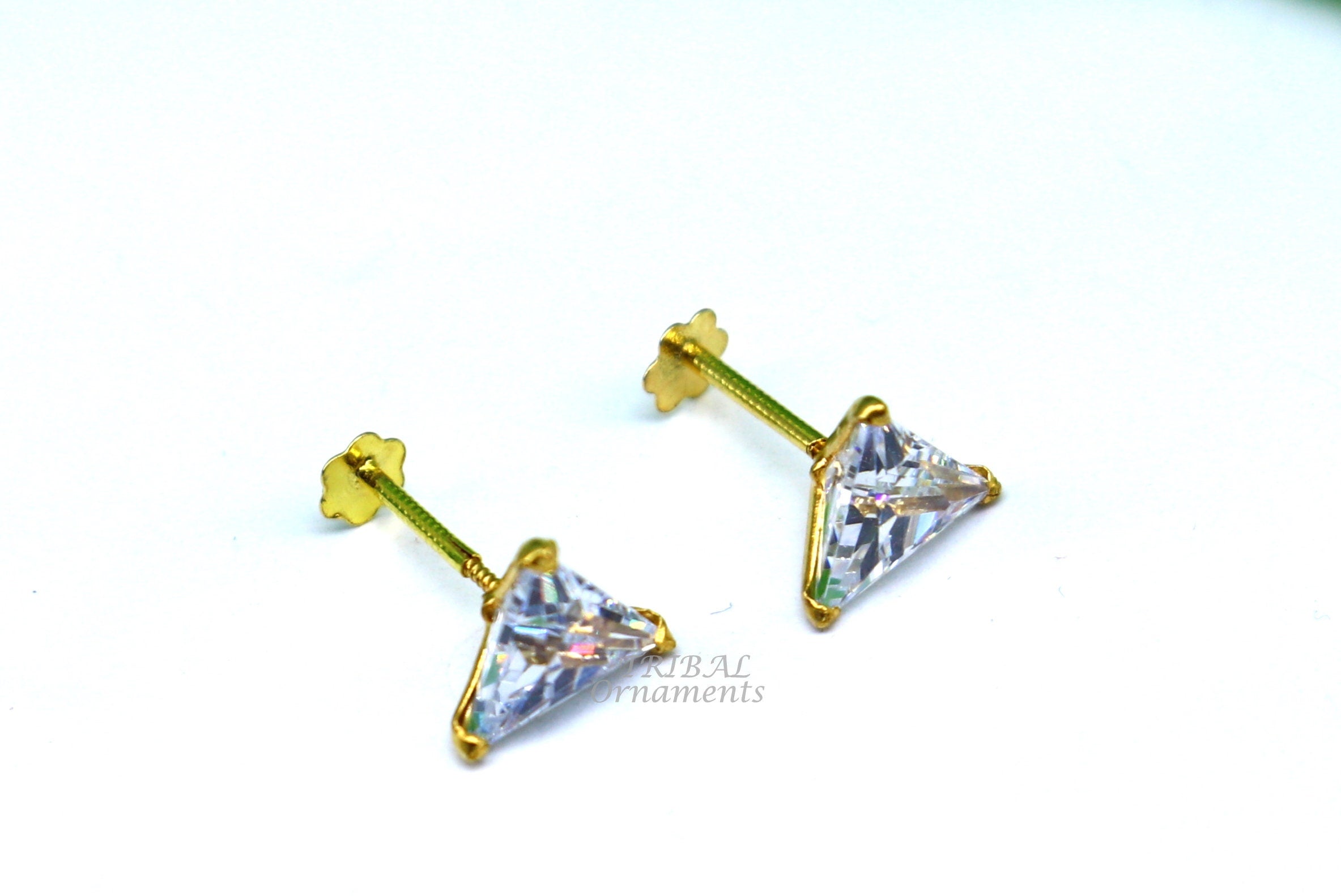 Buy Candere by Kalyan Jewellers 18k Gold Diamond Stud Earrings Online At  Best Price @ Tata CLiQ