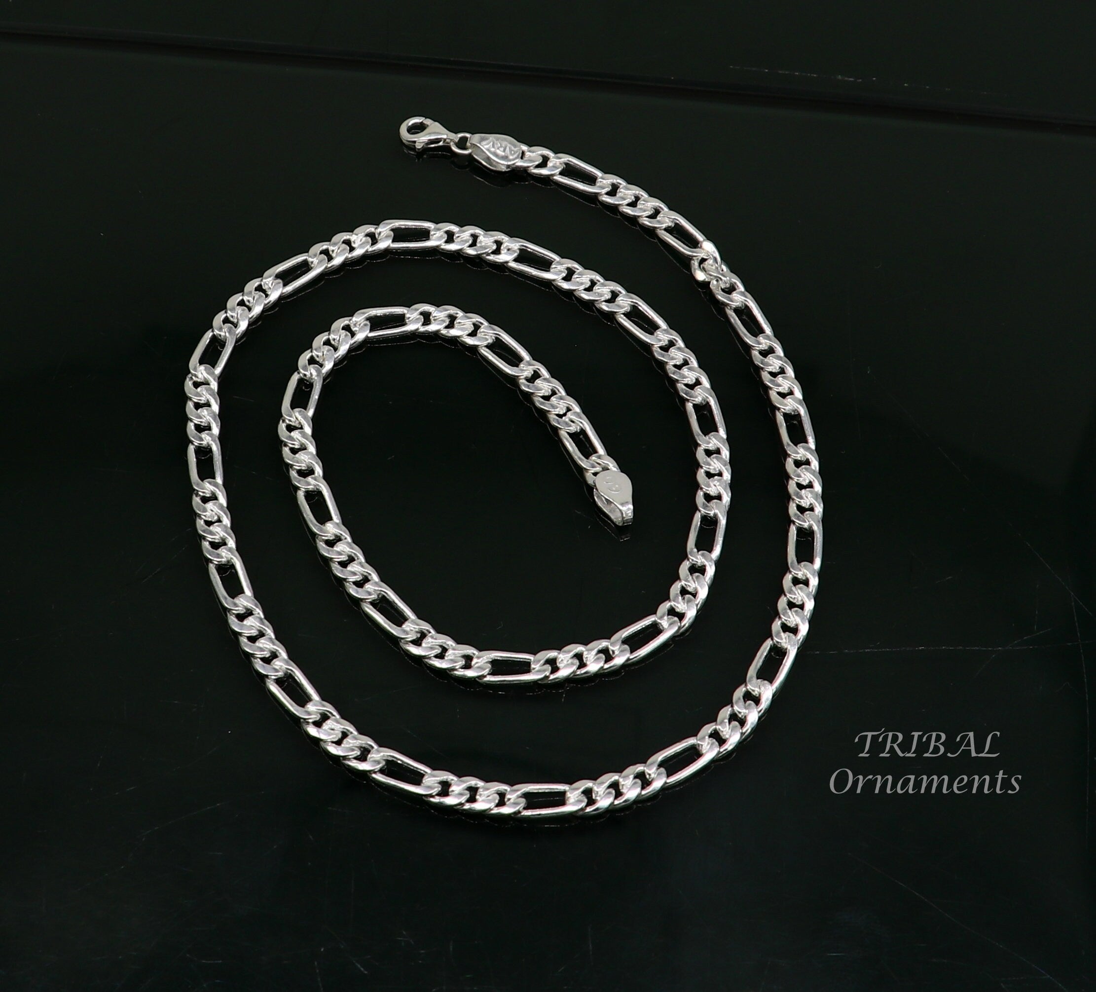 20 sterling silver figaro outlet chain