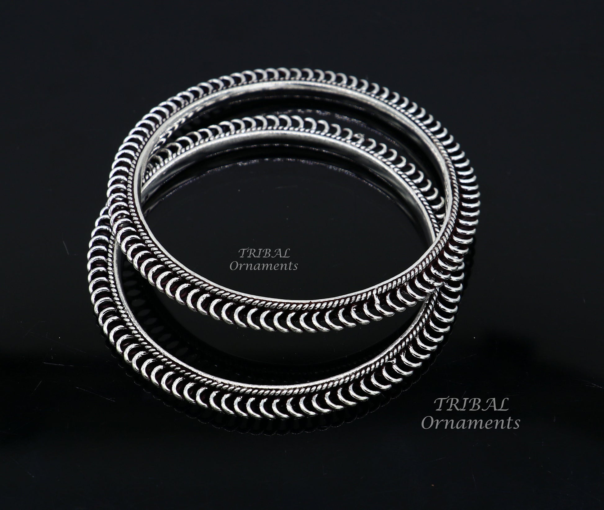 925 sterling silver handmade Vintage design amazing style bangle bracelet kada tribal ethnic jewelry best bride belly dance gifting ba154 - TRIBAL ORNAMENTS