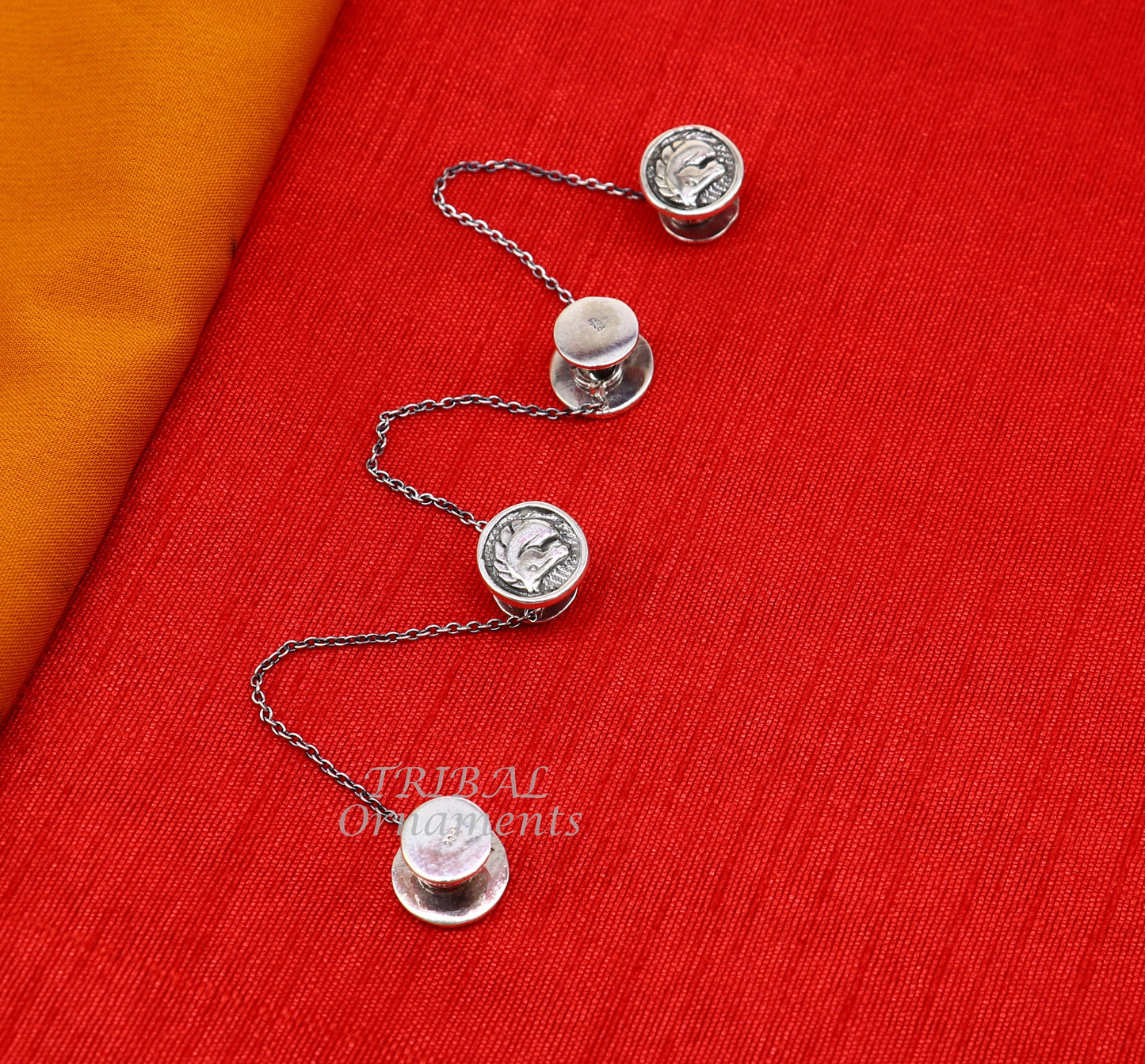 925 Sterling silver handmade amazing unicorn horse design buttons or cufflinks for men's kurta, best gifting jewelry occasions btn08 - TRIBAL ORNAMENTS
