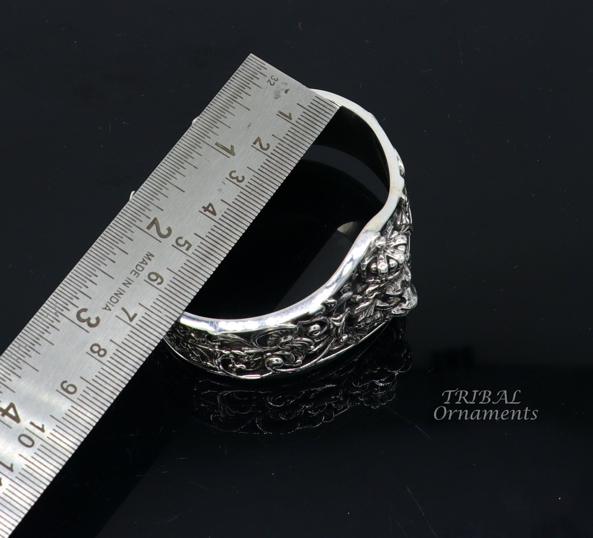 Amazing lion cuff kada 925 sterling silver handmade amazing cuff bracelet silver or gold polished as buyer choice Gcuff99 - TRIBAL ORNAMENTS
