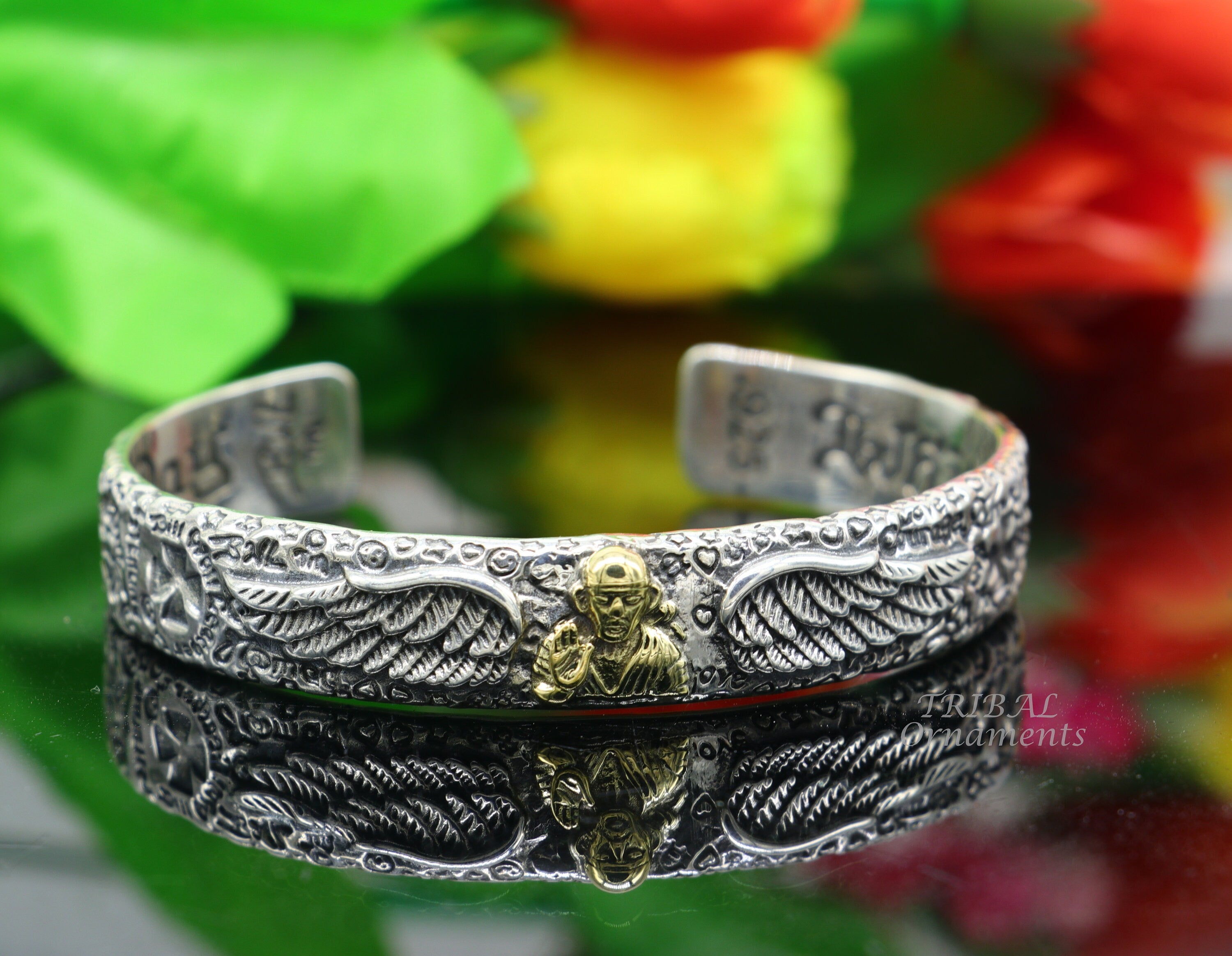 Buy quality 925 sterling silver adjustable oxidised bracelet for ladies in  Ahmedabad