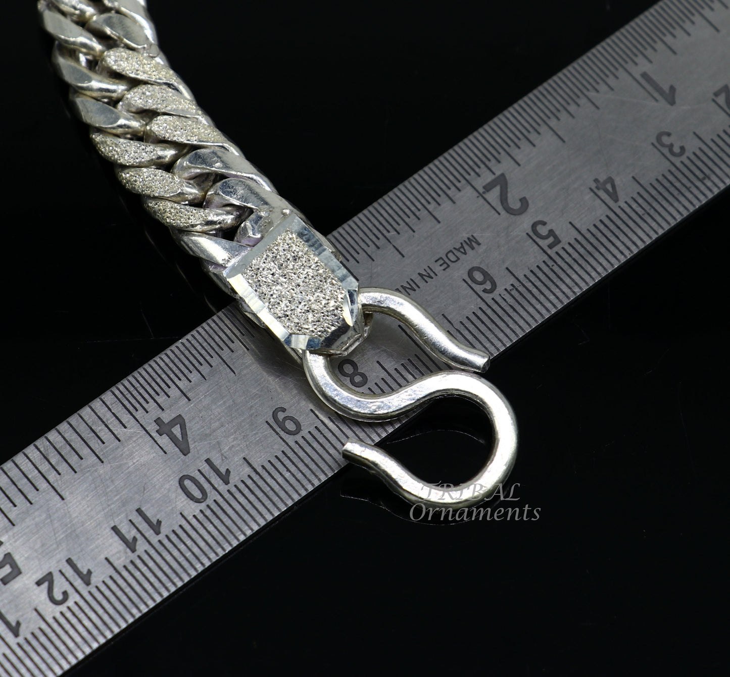 925 sterling silver handmade vintage design Custom Cuban curb link chain, solid heavy necklace chain for boy's men's gifting jewelry ch163 - TRIBAL ORNAMENTS