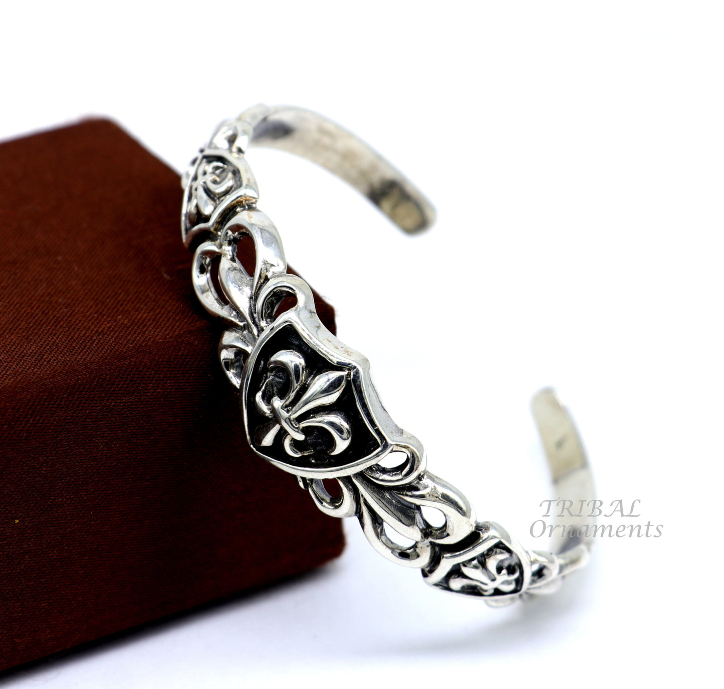 925 sterling silver customized adjustable tribal cuff bracelet kada, excellent cuff bangle bracelet Tribal ethnic boho jewelry cuff98 - TRIBAL ORNAMENTS