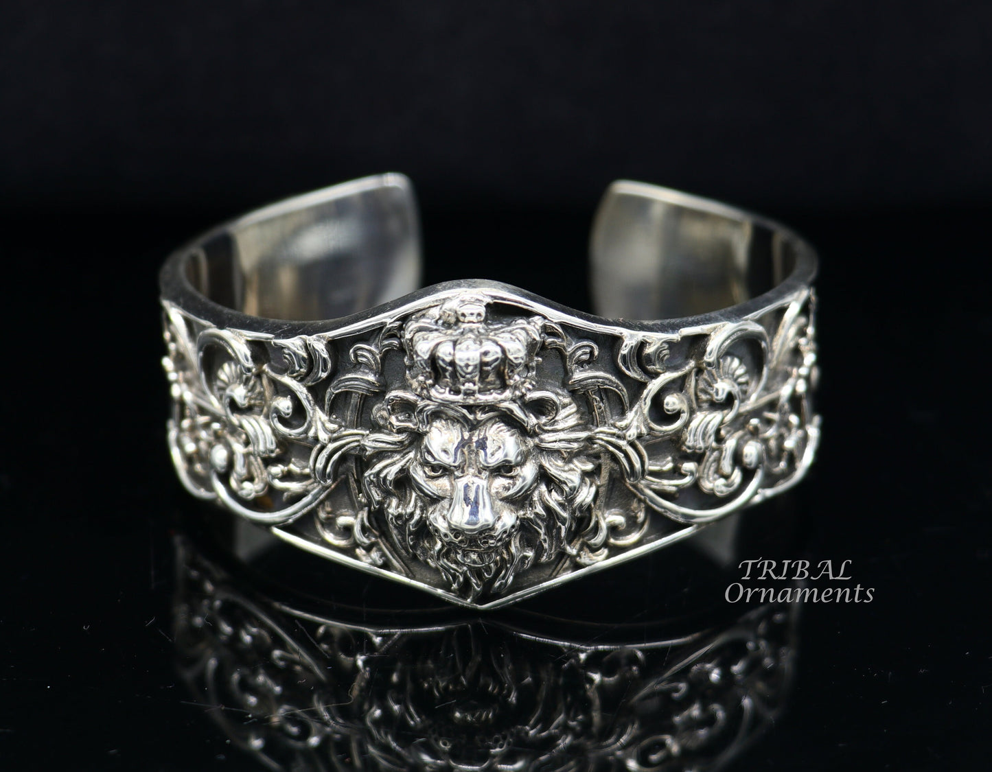 Exquisite Embrace Ring Silver Plated Adjustable Cuff Carved - Temu Canada