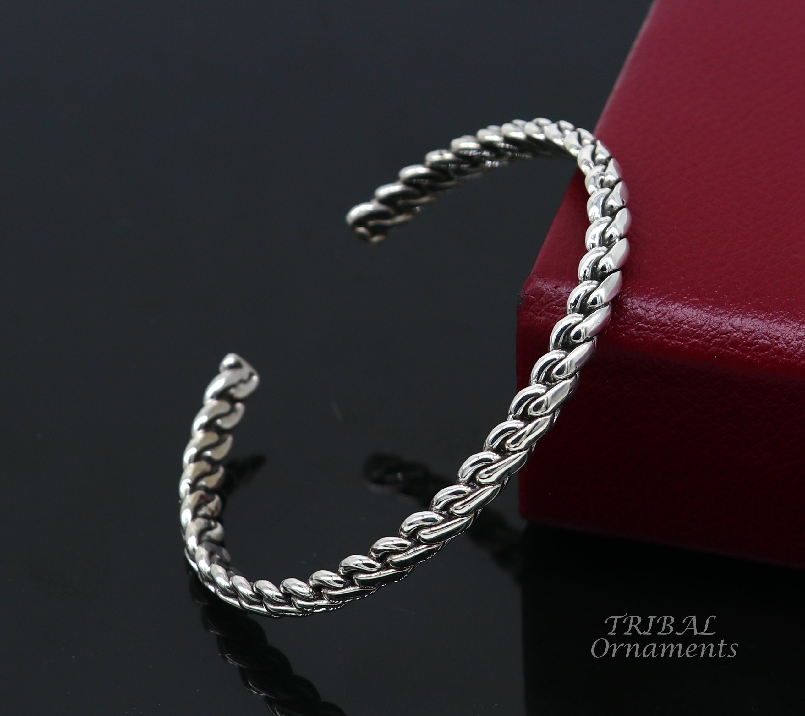 Buy Silver Bracelets & Bangles for Boys by Lecalla Online | Ajio.com