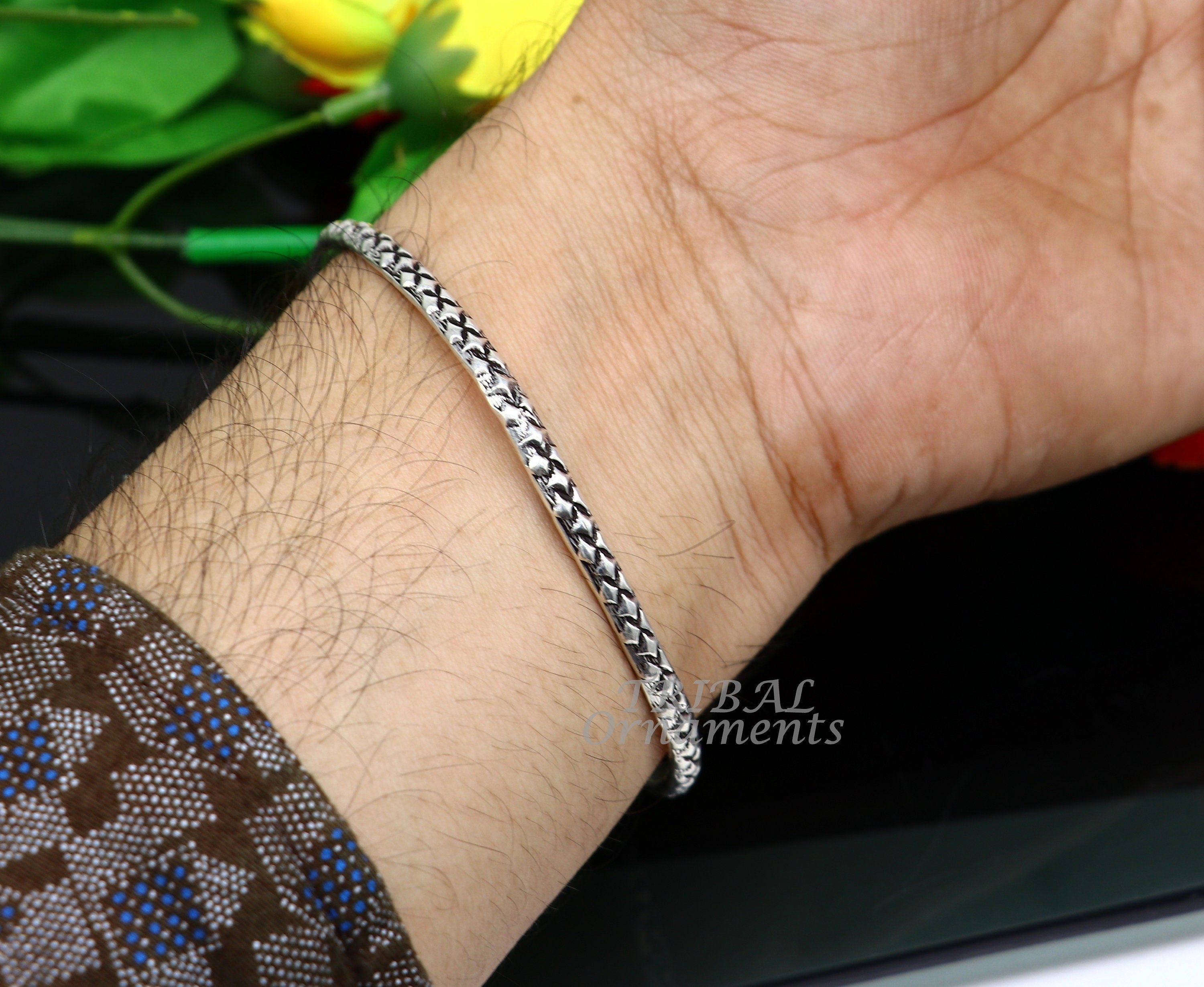 Silver Stainless Steel 10mm Miami Cuban Chain Bracelet with CZ Double   Inox Jewelry India