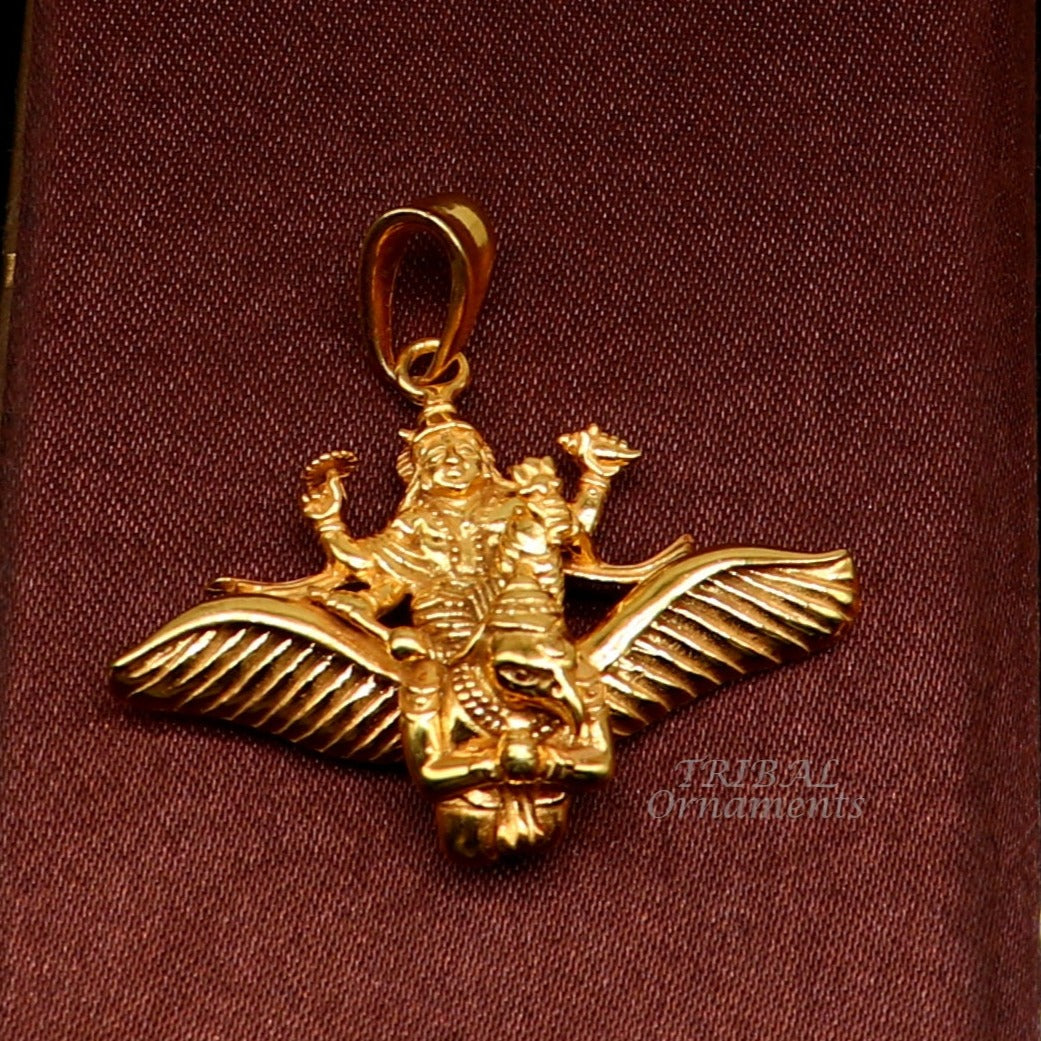 Lord vishnu gold locket Clearance