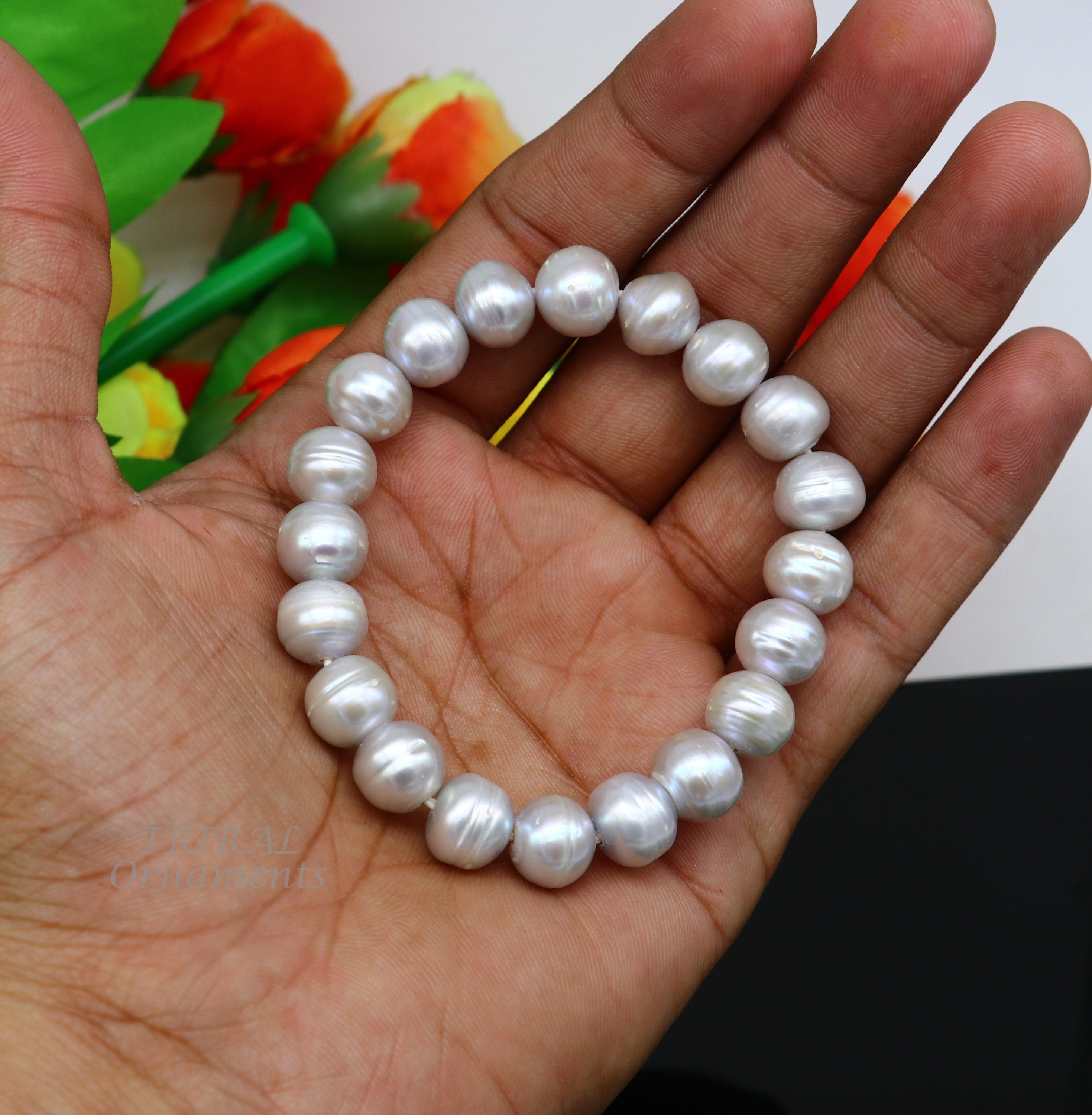 Mother Of Pearl Bracelet | White Bracelet | June Birthstone – KookyTwo