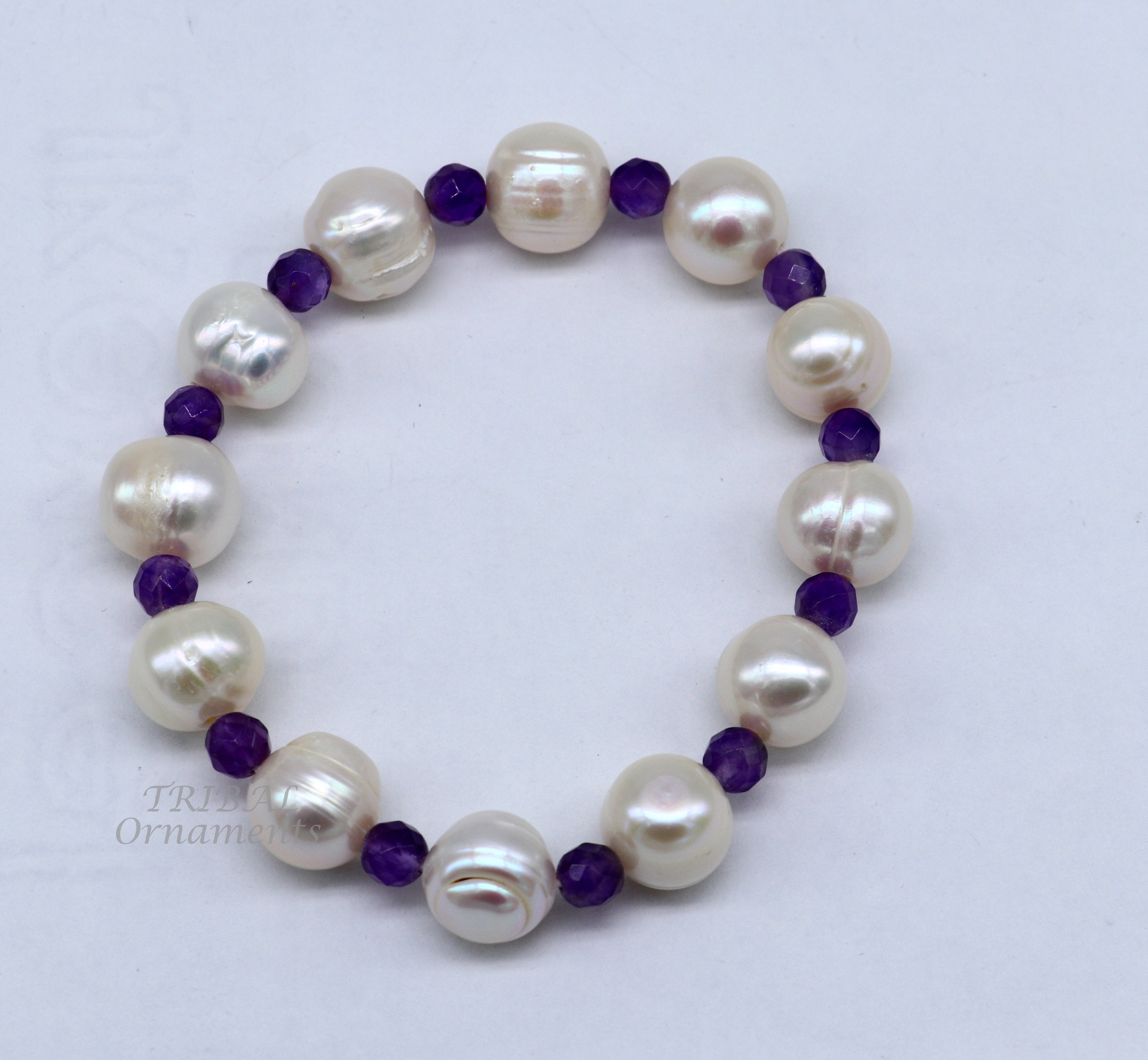 Chokore Purple Freshwater Pearl Bracelet