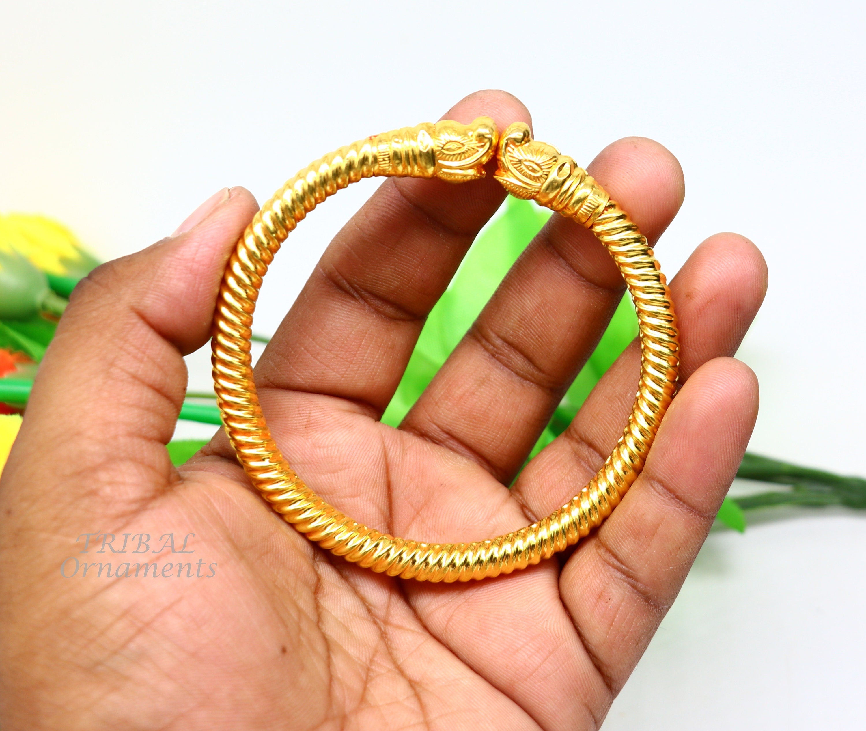 24k Gold Titanium Adjustable Bracelet Bangle, Gold Bangles, Women Brac –  HandTstudio