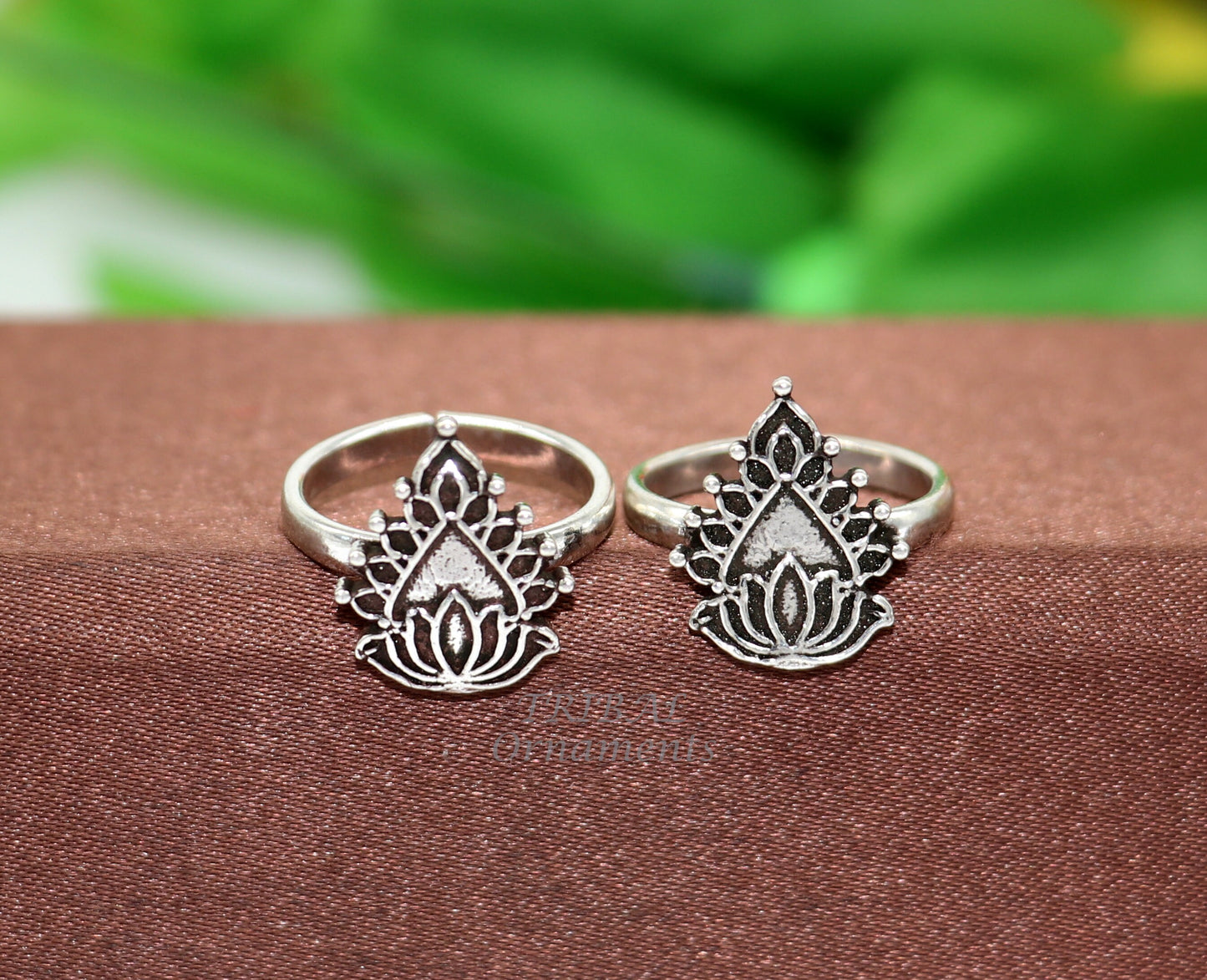 925 sterling silver gorgeous vintage design handmade toe ring, toe band stylish women's brides jewelry, india traditional jewelry ytr54 - TRIBAL ORNAMENTS