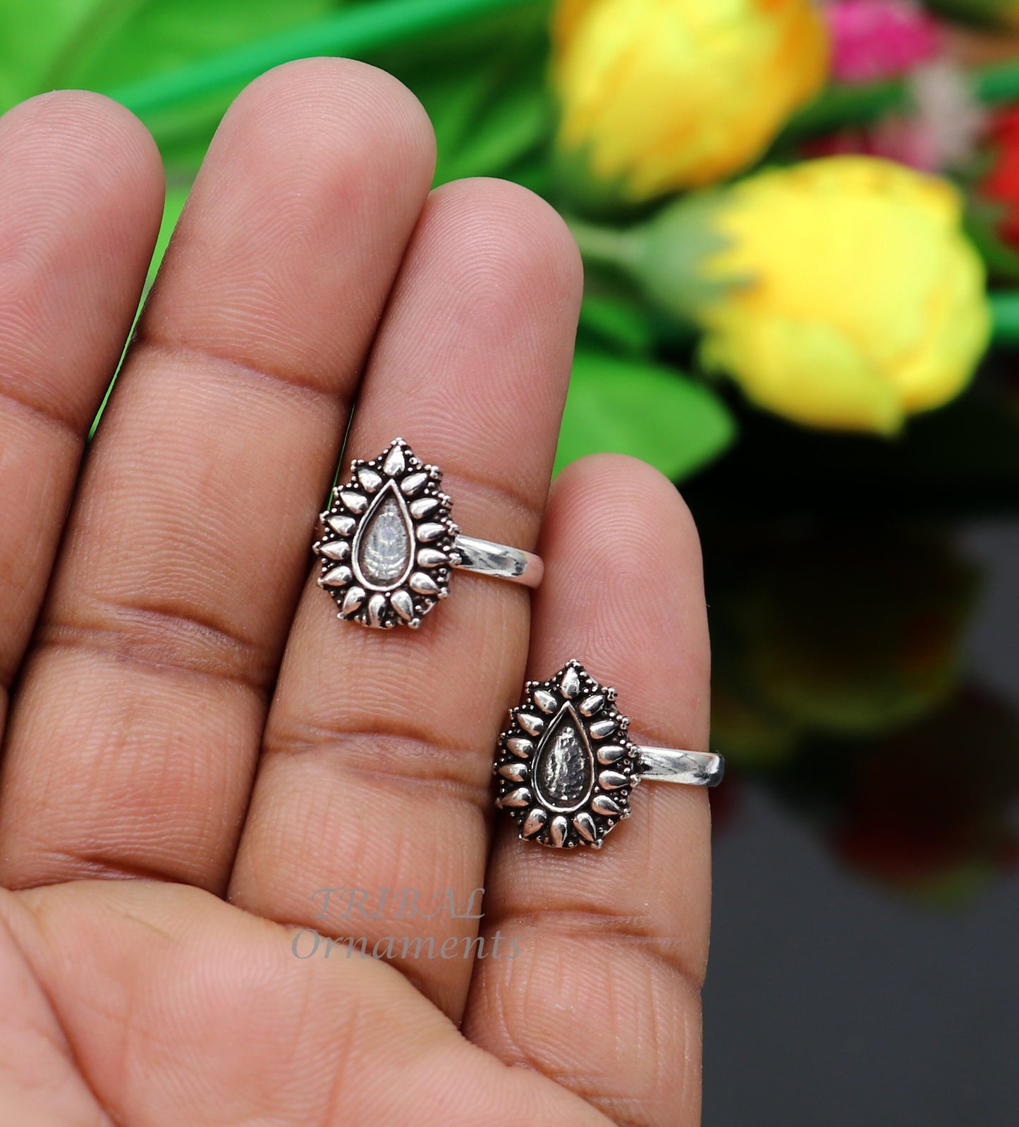 Fabulous vintage design stylish 925 sterling silver brides gifting adjustable toe ring, best wedding gift or daily use ethnic jewelry ytr57 - TRIBAL ORNAMENTS