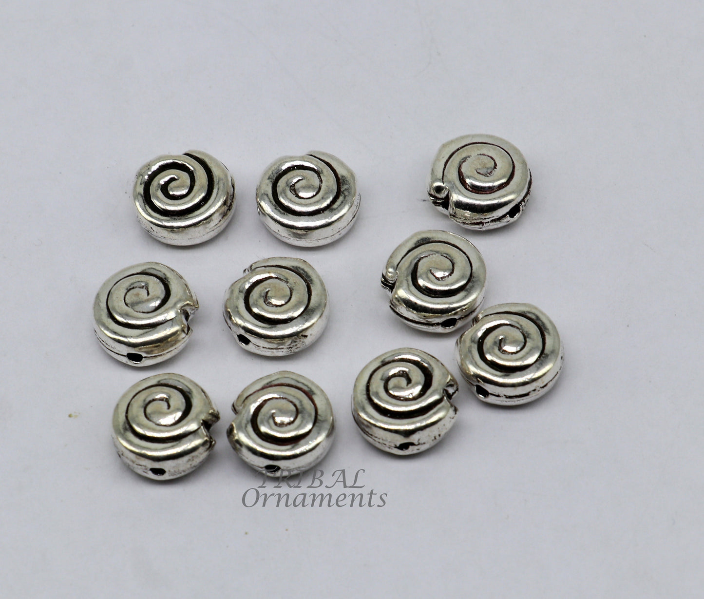 12 mm lot 10 pieces 925 sterling silver fabulous beads drops for custom jewelry making lose beads bd23 - TRIBAL ORNAMENTS