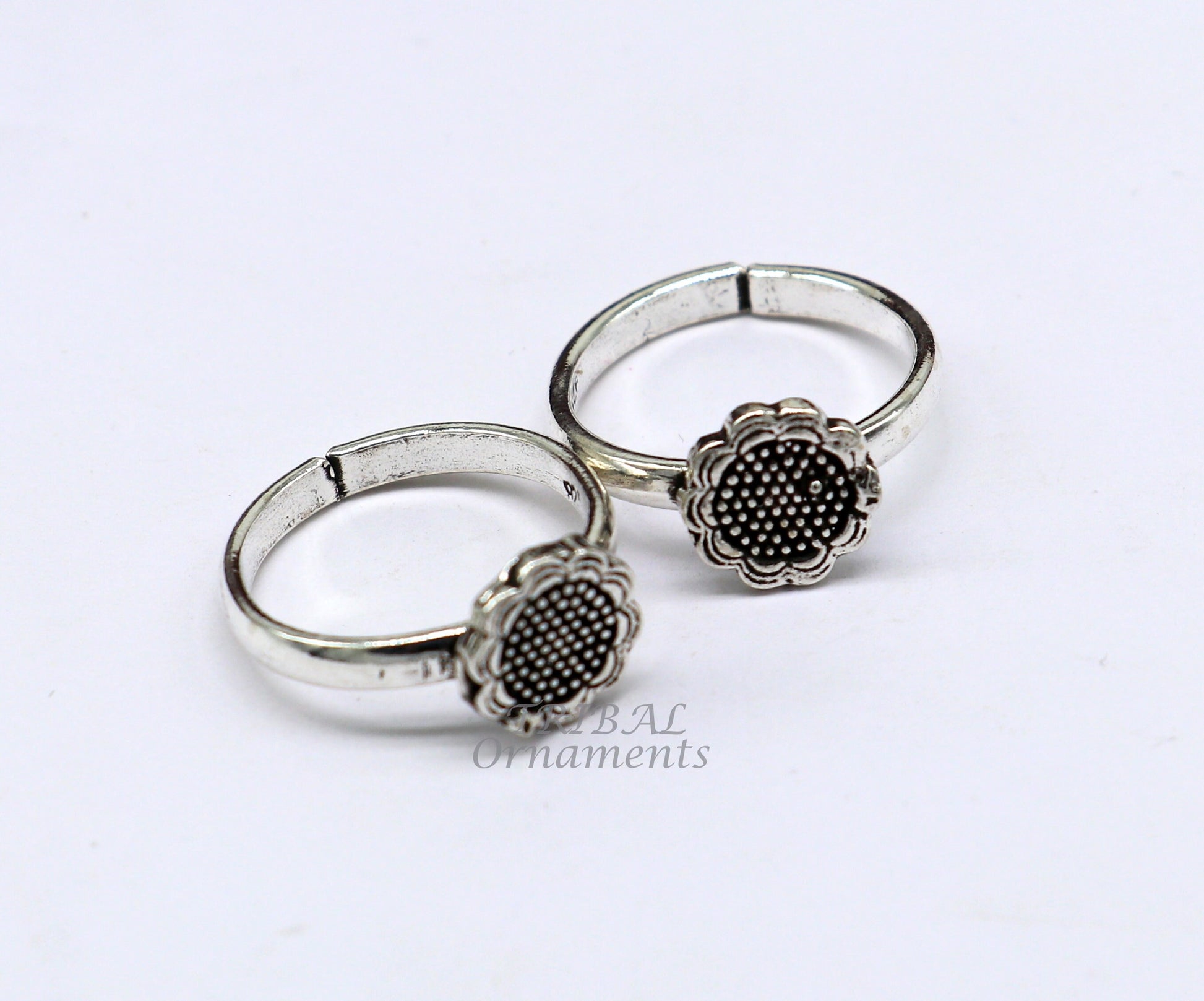925 sterling silver handmade unique classical stylish vintage tribal ethnic toe ring best brides gifting jewelry ytr68 - TRIBAL ORNAMENTS