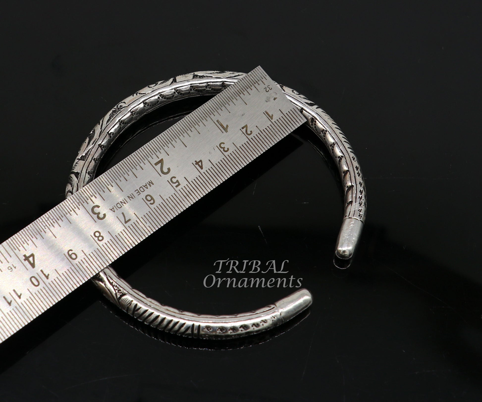 925 sterling silver Vintage antique design handmade gorgeous oxidized foot kada ankle bracelet tribal ethnic silver jewelry nsfk71 - TRIBAL ORNAMENTS