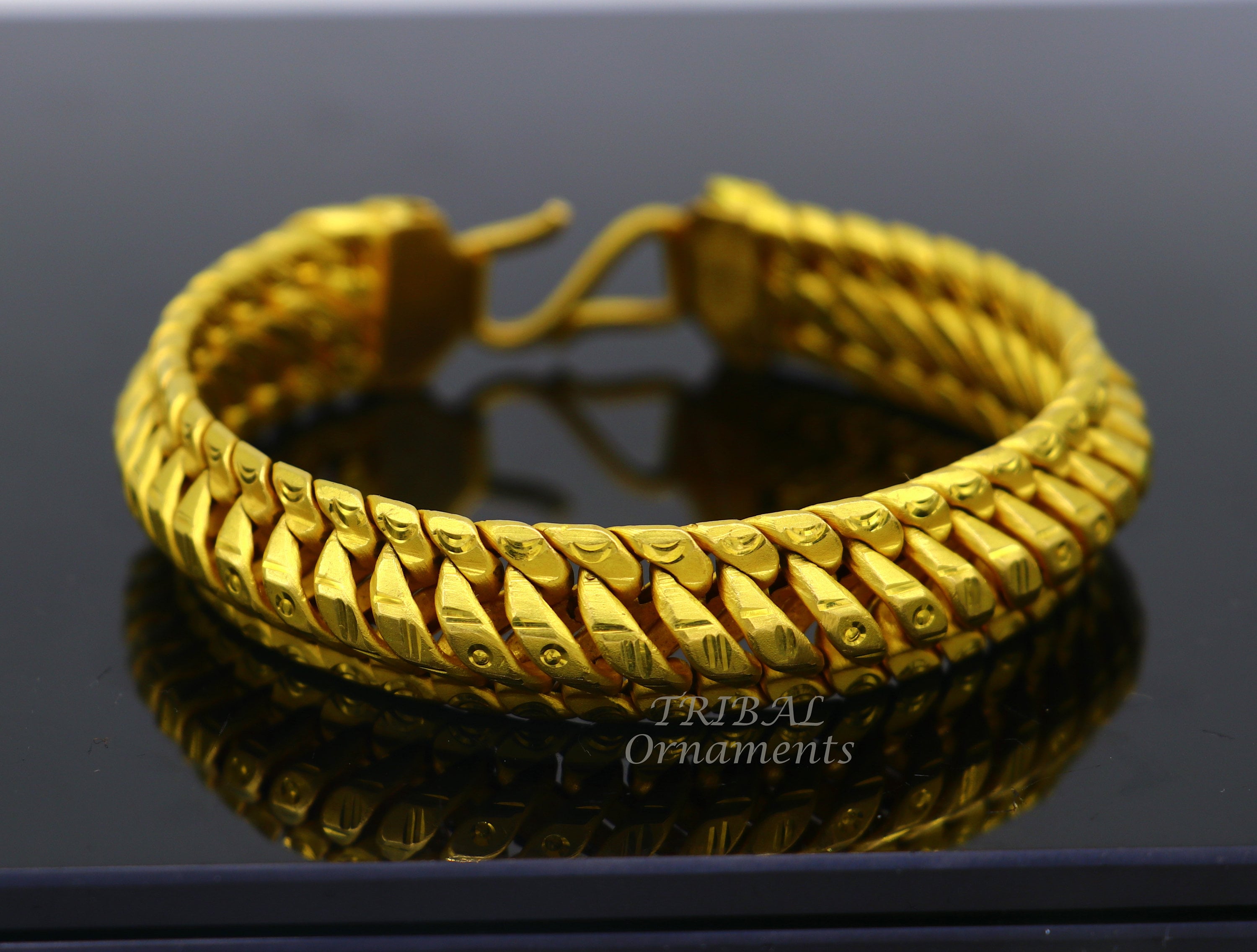 Buy GoldNera Heavy Mens Gold Look 758 Inch Boys Gents Bracelet Online at  Best Prices in India  JioMart