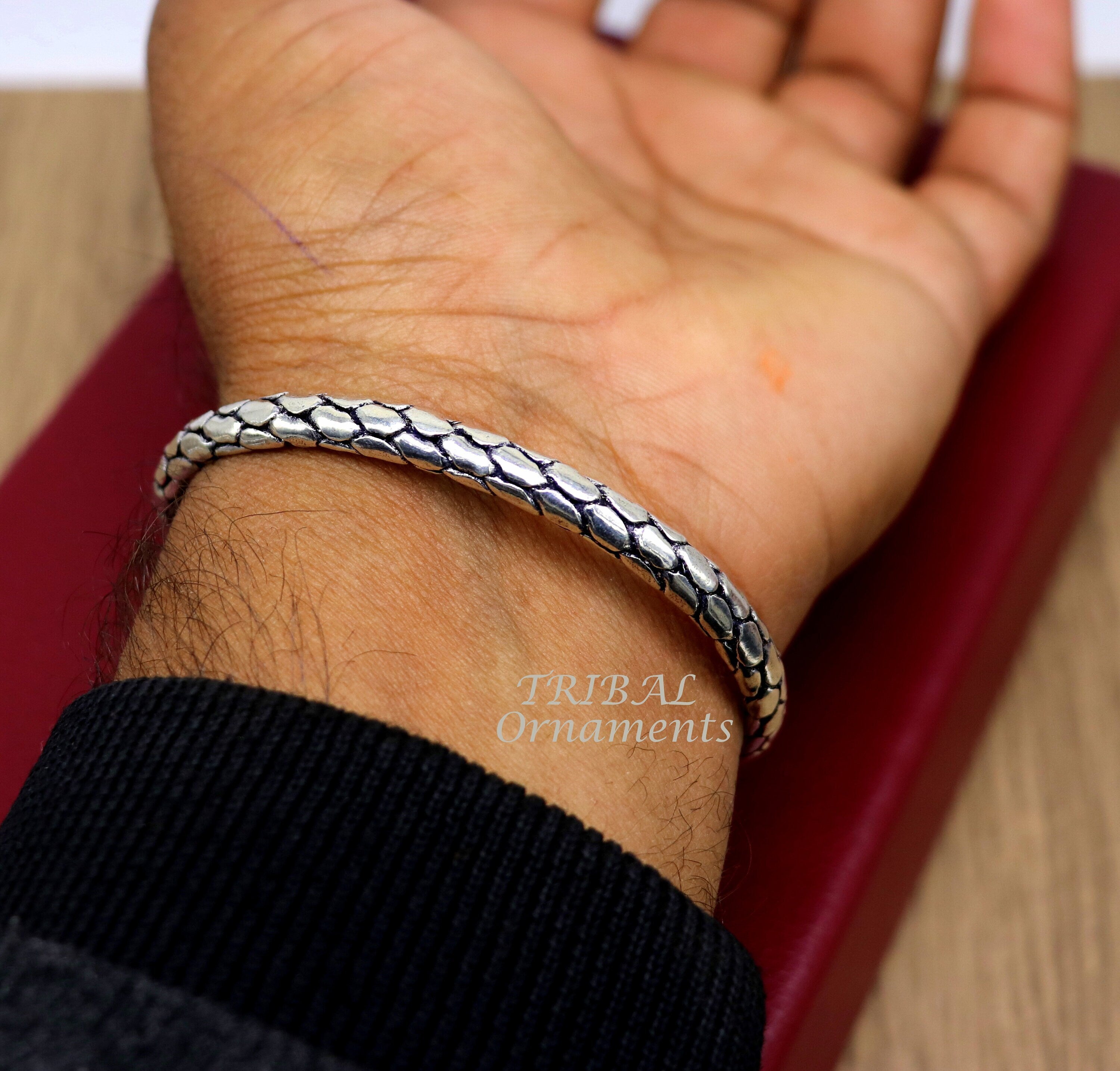 Sterling Silver Dragon Design Bracelet For Men Heavy And Solid  Silver  Palace