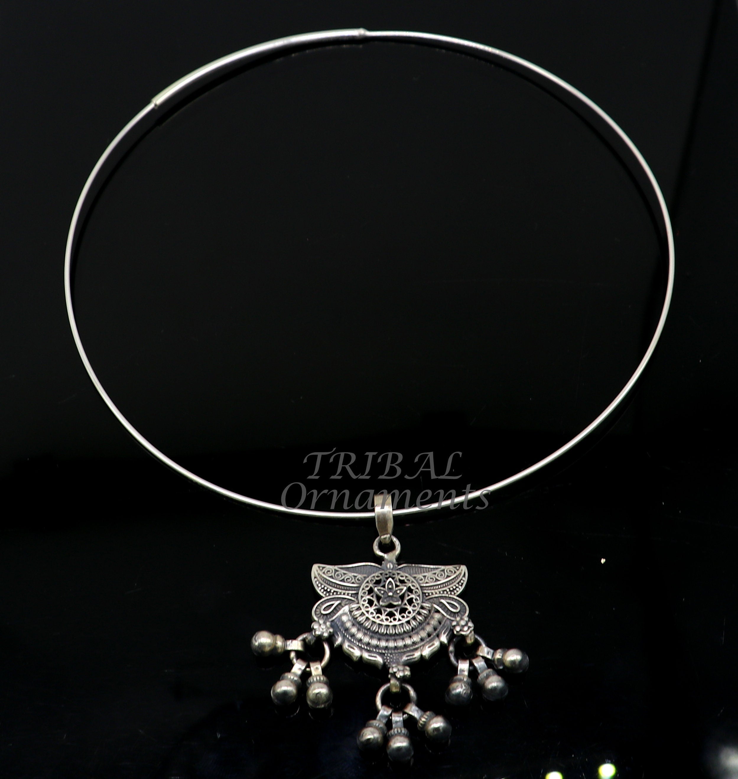 Water drop Choker Necklace, .925 Sterling Silver Pave Diamond CZ Hypoa –  KesleyBoutique
