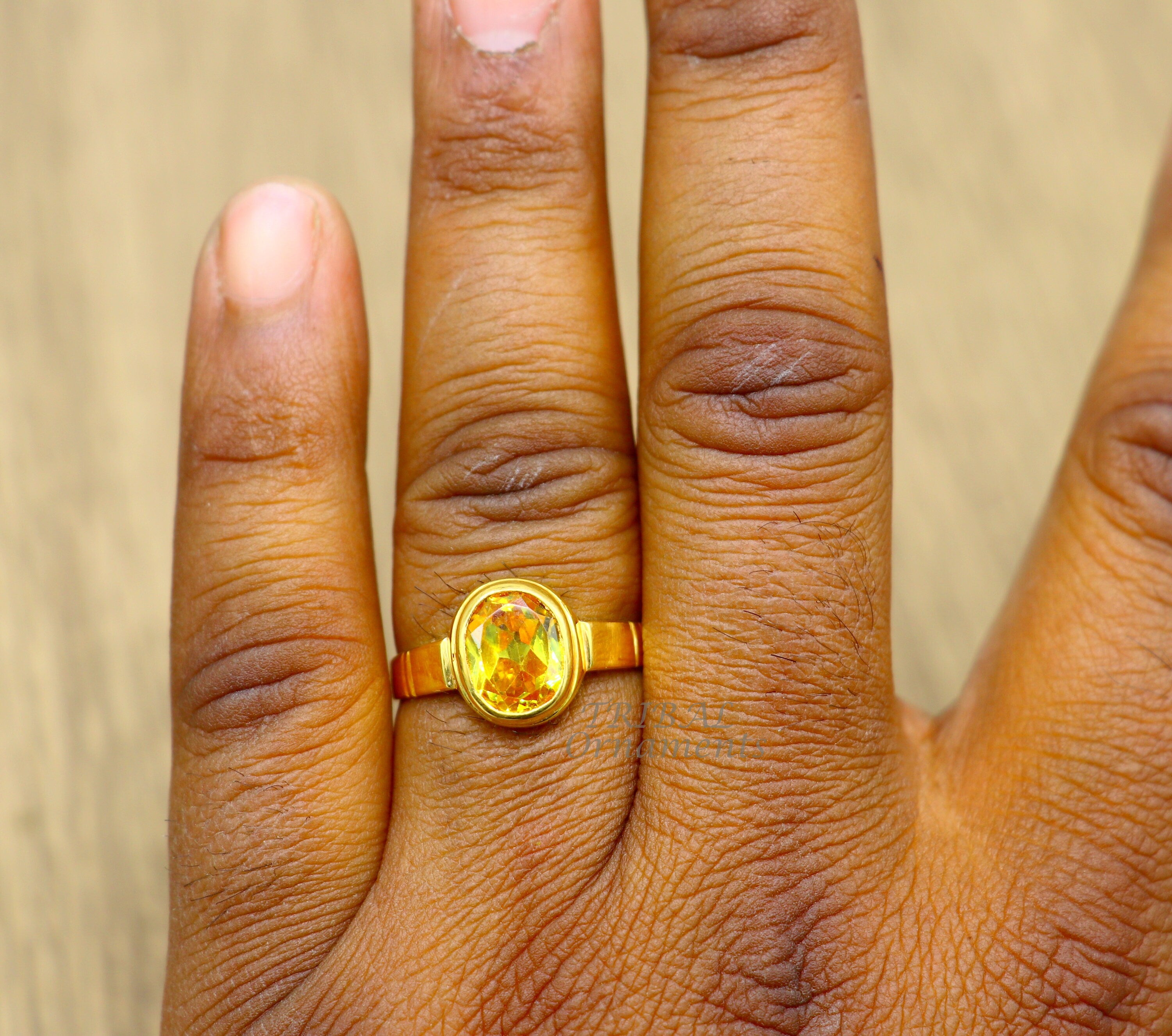 Citrine on sale quartz ring