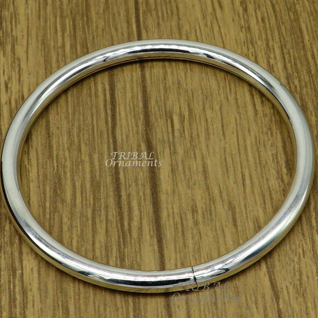 925 sterling silver handmade plain shiny bright customized bangle bracelet kada, excellent personalized gifting unisex jewelry nsk608 - TRIBAL ORNAMENTS