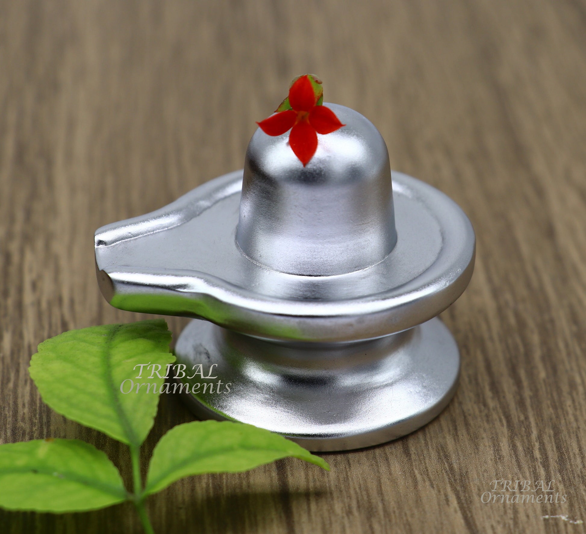 1.5" solid mercury god Shiva lingam statue article, Parad Shiva lingam figurine for puja at home best way for wealth and prosperity MA01 - TRIBAL ORNAMENTS