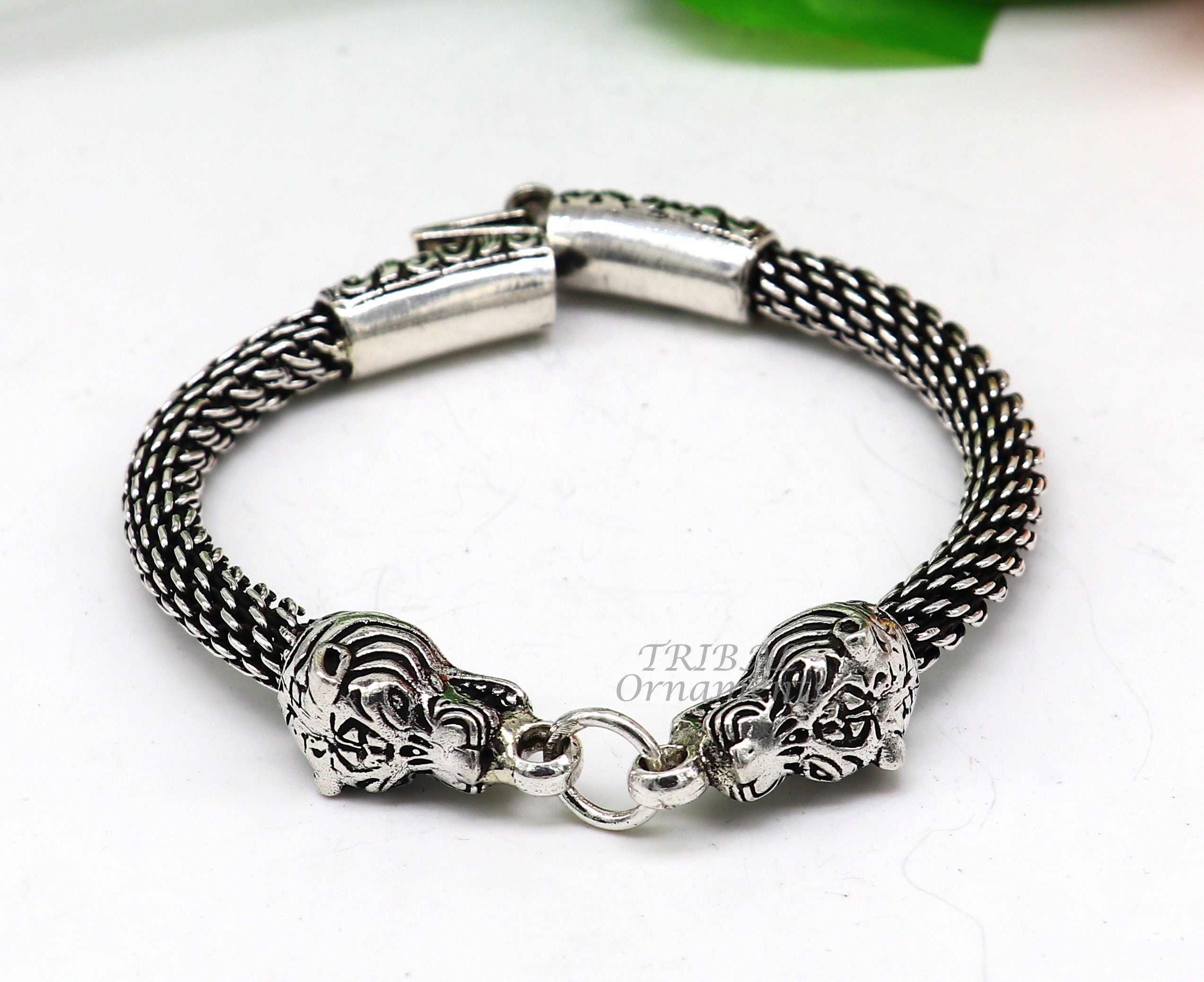 Jewels Galaxy Glitzy Silver Plated Buddha  Lion Face Magnificent Bracelet  Buy Jewels Galaxy Glitzy Silver Plated Buddha  Lion Face Magnificent  Bracelet Online at Best Price in India  Nykaa