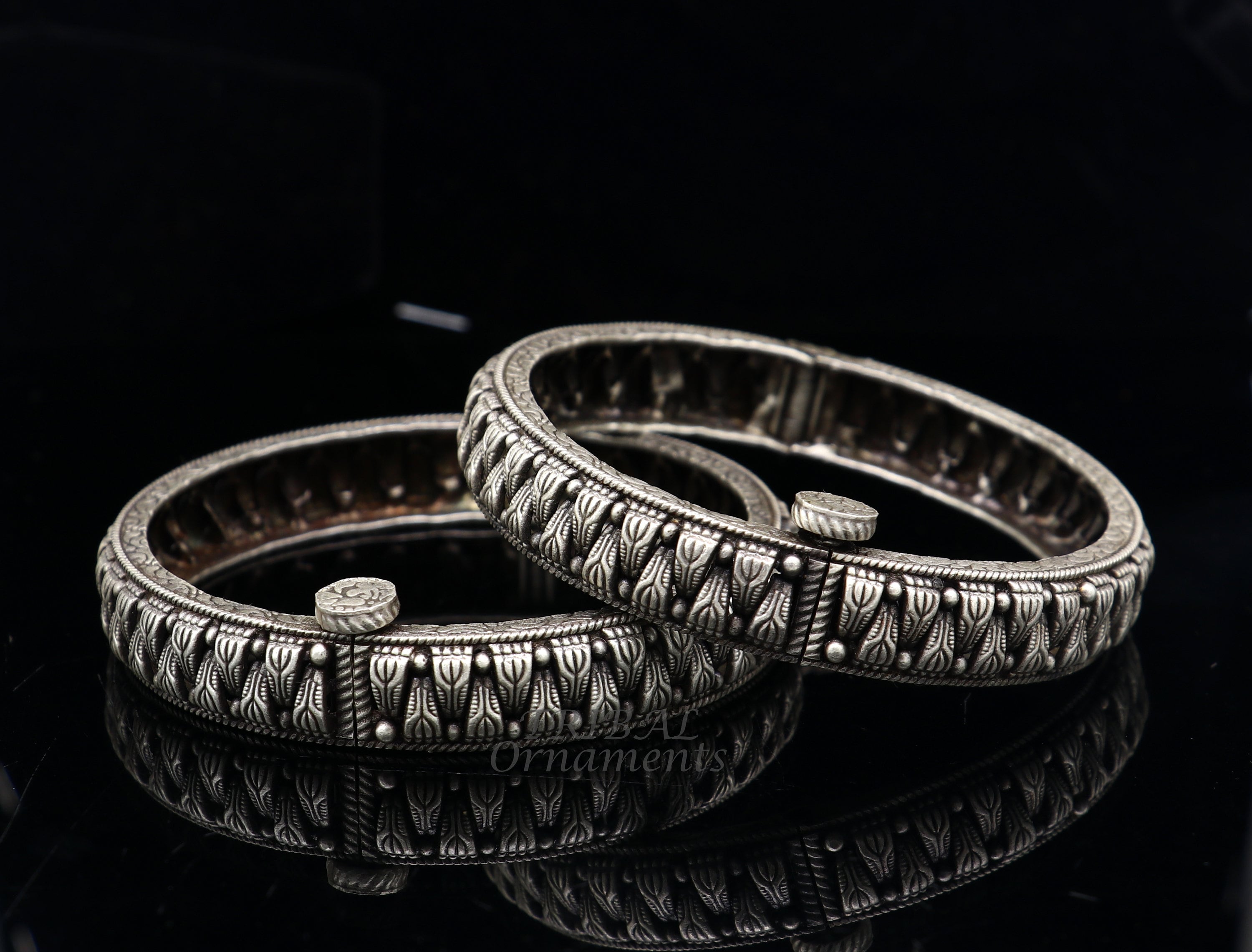 925 sterling silver handmade Vintage design ethnic bangle bracelet