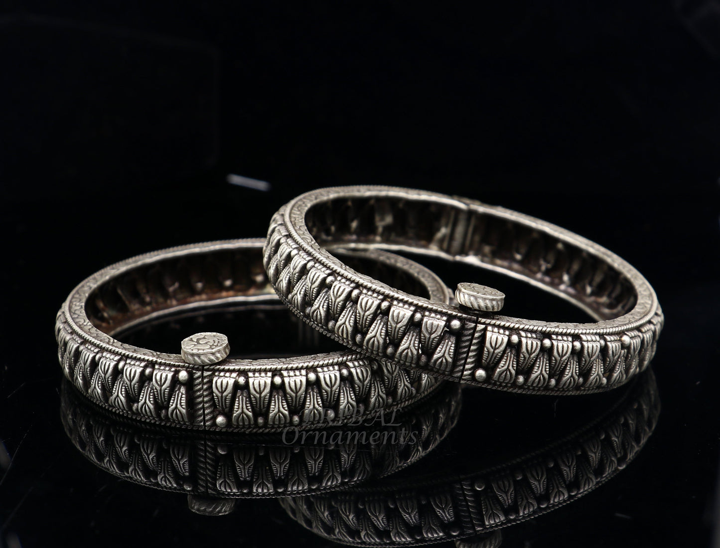 925 sterling silver handmade Vintage design ethnic bangle bracelet tribal jewelry best bride belly dance ethnic jewelry nba350 - TRIBAL ORNAMENTS