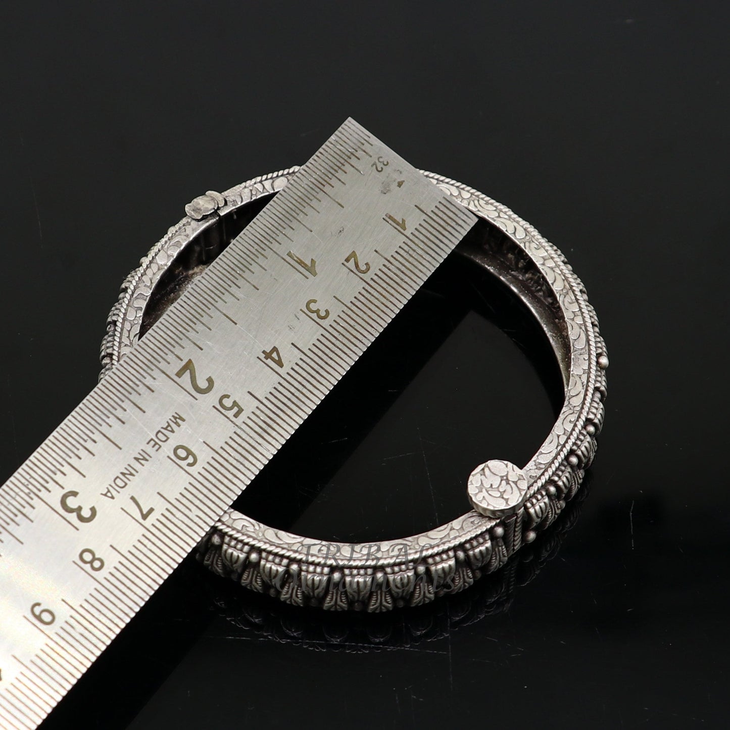 925 sterling silver handmade Vintage design ethnic bangle bracelet tribal jewelry best bride belly dance ethnic jewelry nba350 - TRIBAL ORNAMENTS