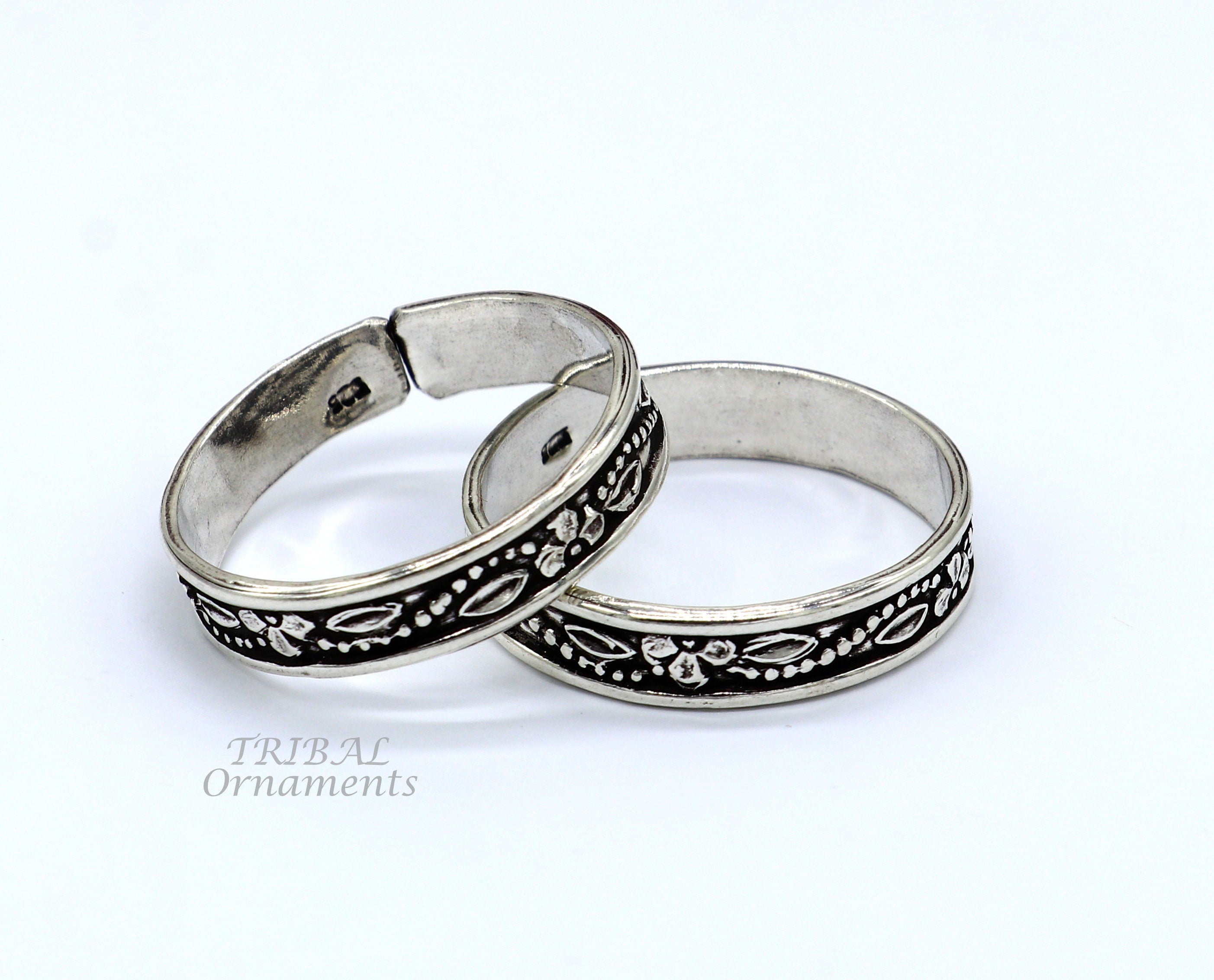 Buy Embroco Silver Plated Metal Shining Ring Online at Low Prices in India  - Paytmmall.com