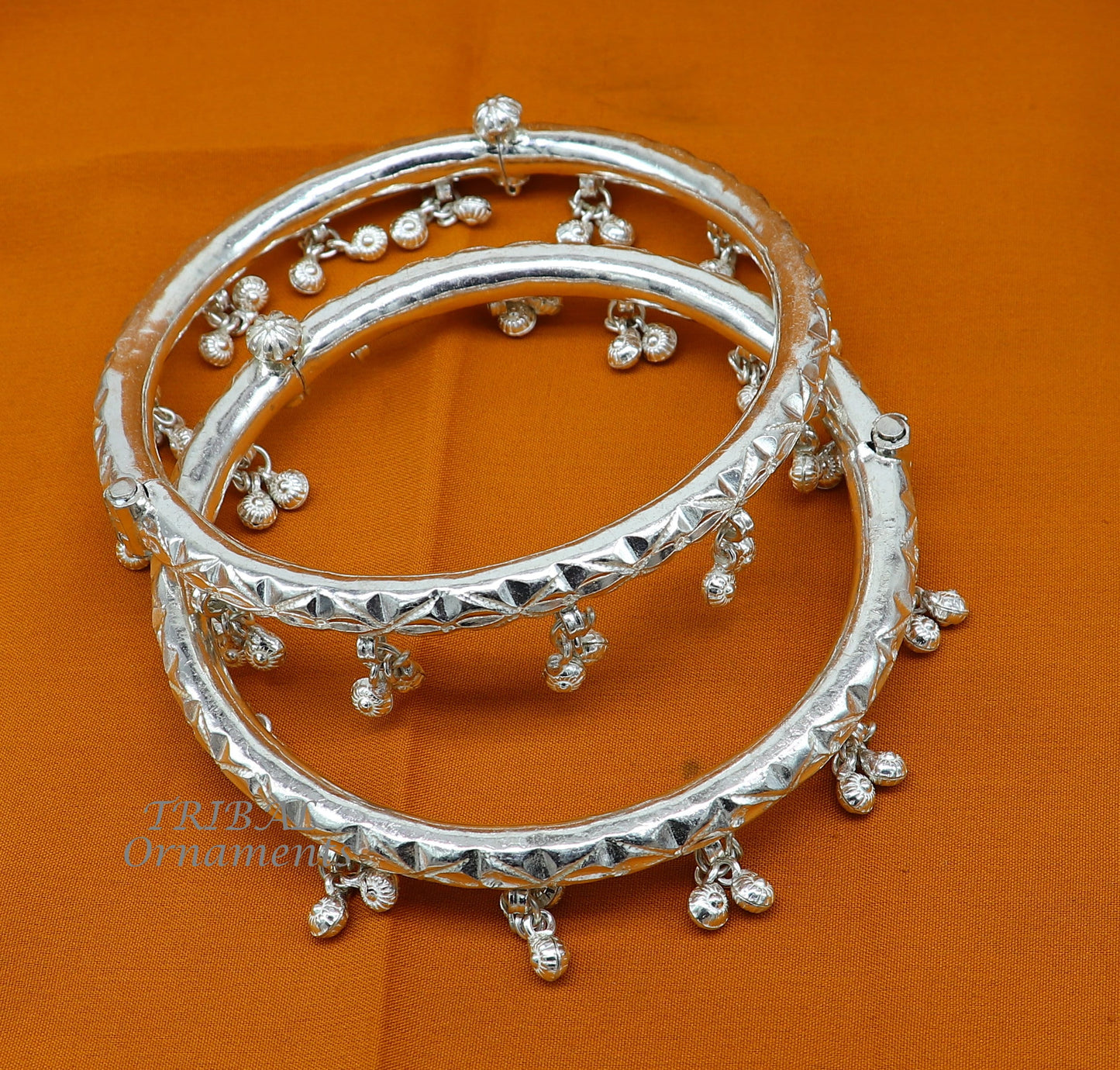 925 sterling silver Vintage design handmade gorgeous cultural foot kada ankle bracelet tribal ethnic silver belly dance jewelry nsfk87 - TRIBAL ORNAMENTS