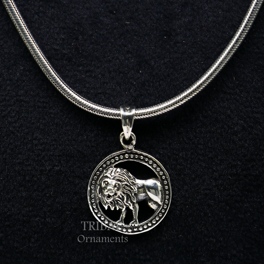 925 sterling silver india traditionally cultural lion pendant, amazing horoscope zodiac unisex Leo pendant unique Singh Rashi pendant nsp570 - TRIBAL ORNAMENTS